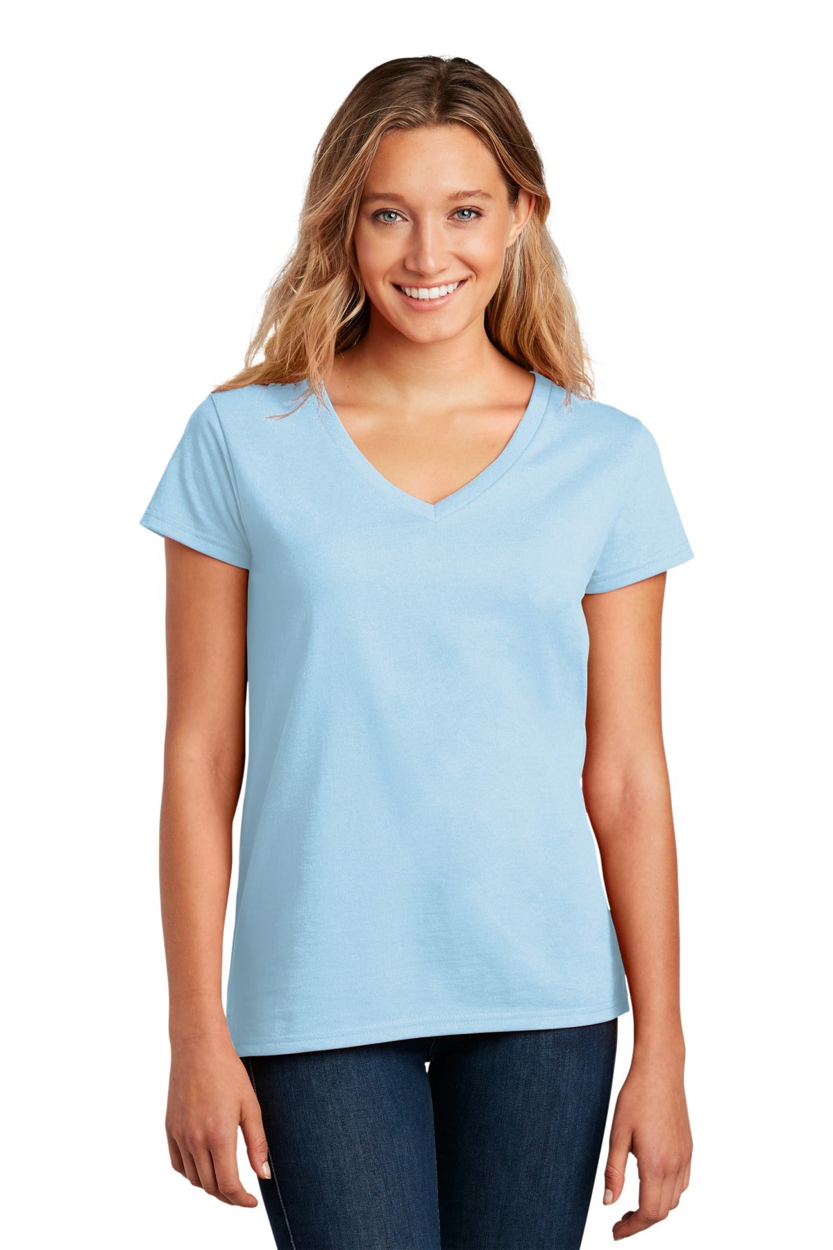 The affordable Re-Tee is 100% recycled fabric and never re-d - Crystal Blue