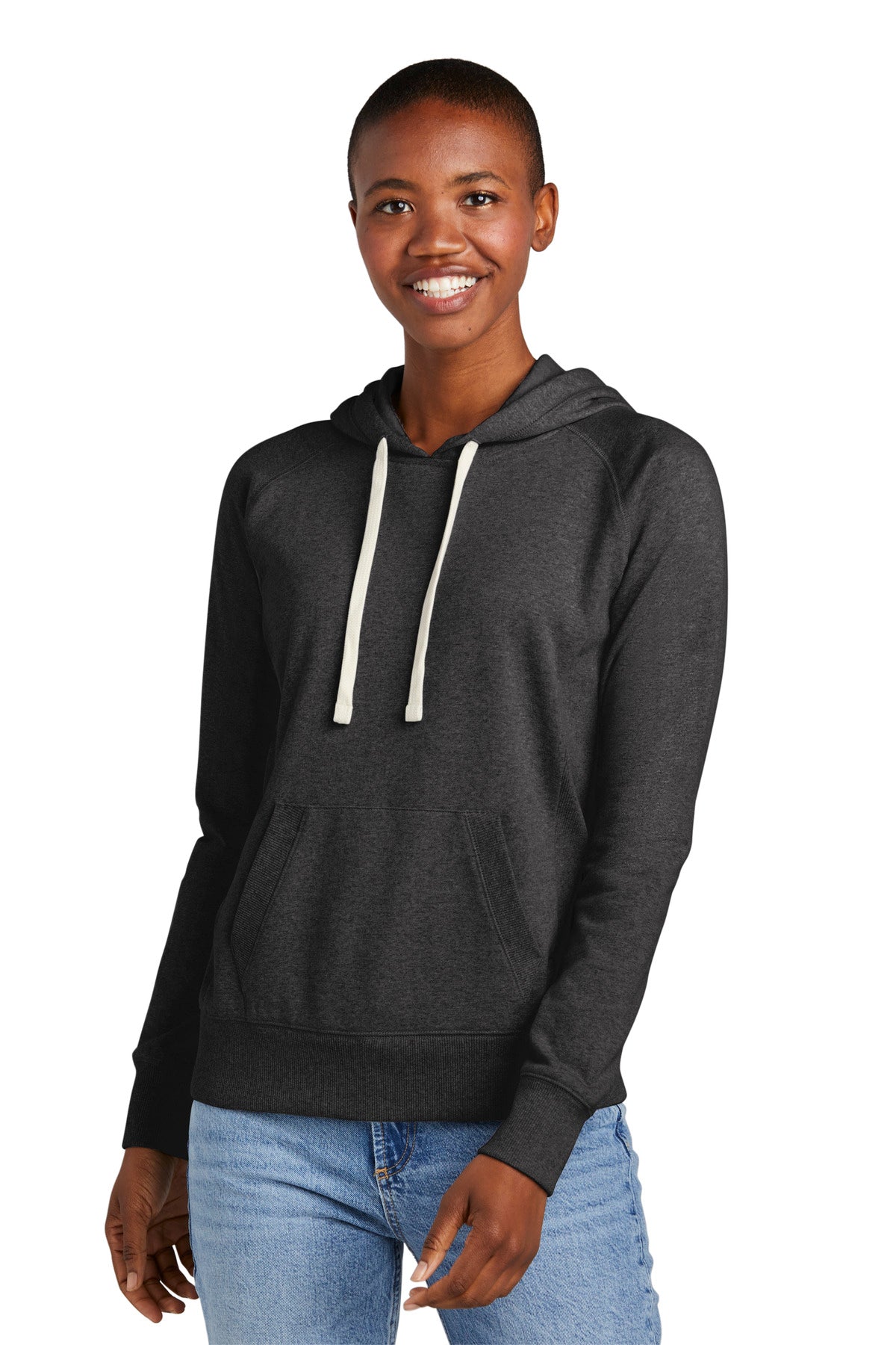Our most sustainable fleece yet. District Re-Fleece breathes - Charcoal Heather