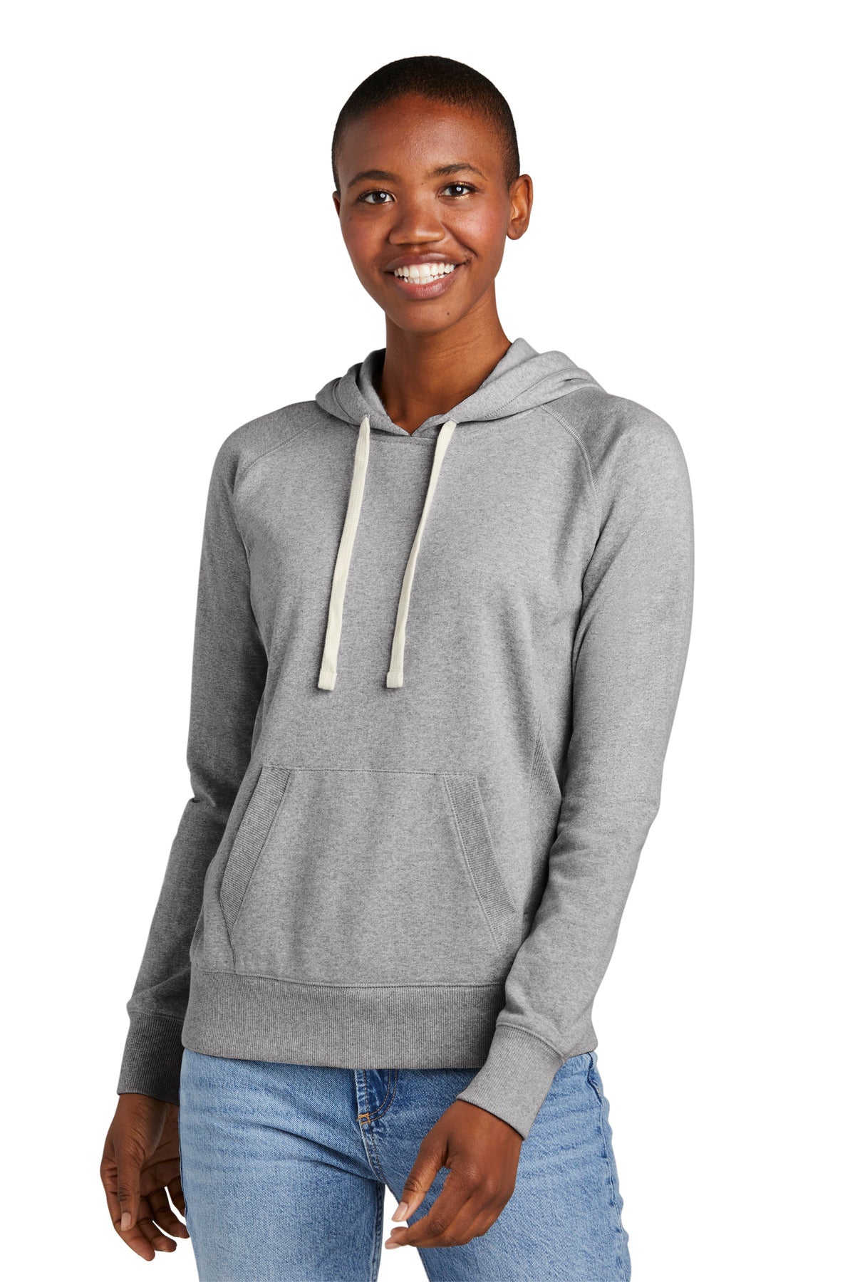 Our most sustainable fleece yet. District Re-Fleece breathes - Light Heather Grey
