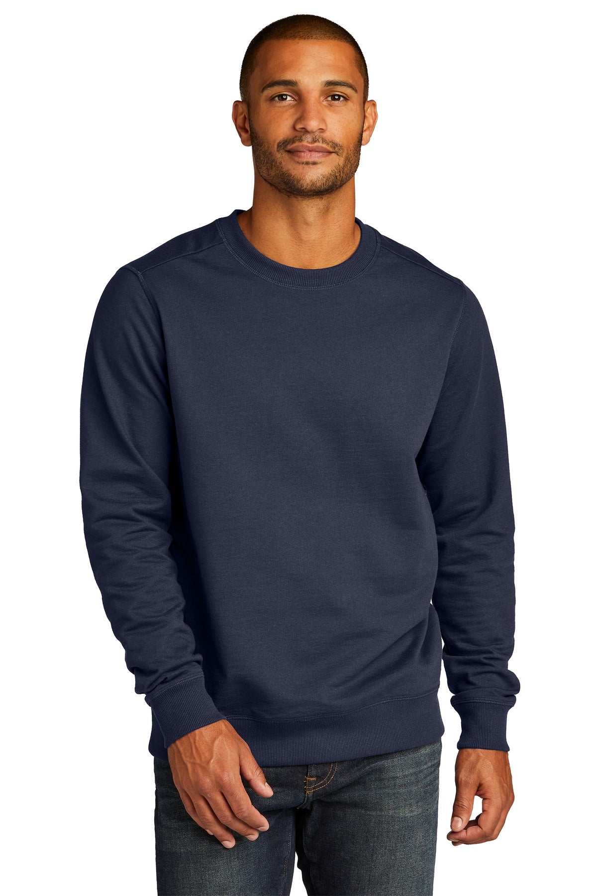 Our most sustainable fleece yet. District Re-Fleece breathes - True Navy