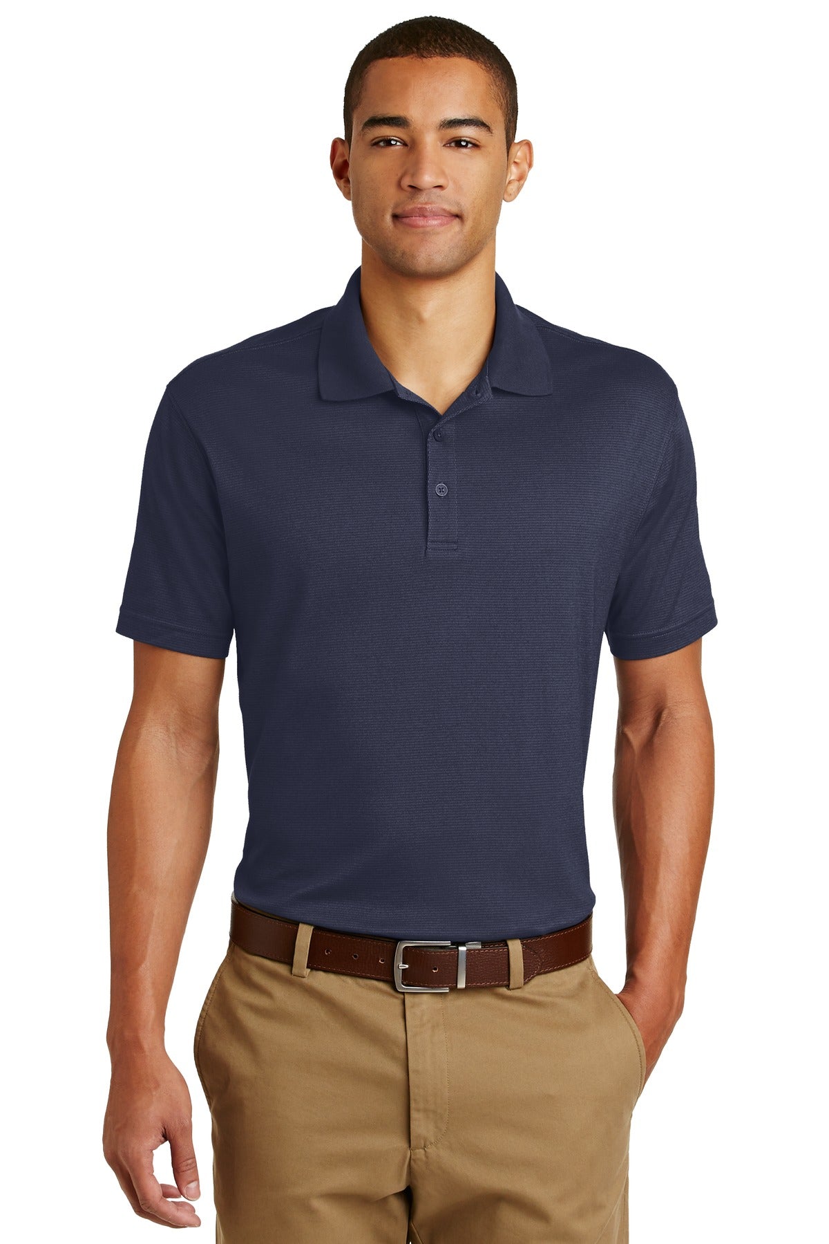Not your run-of-the-mill polo. This cotton-rich high-perform - Navy