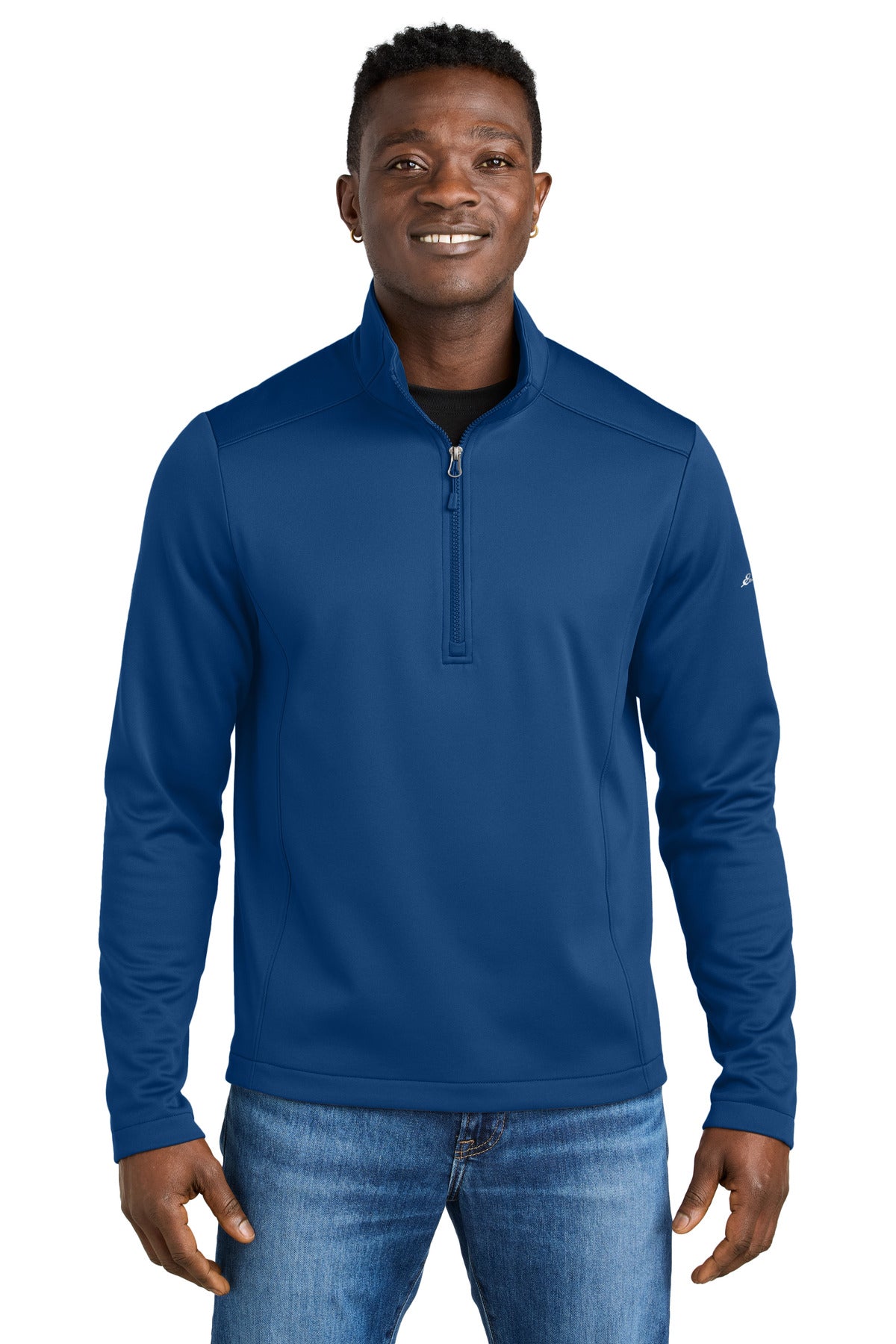 Built for versatility this smooth-faced brushed-back fleece  - Cobalt Blue