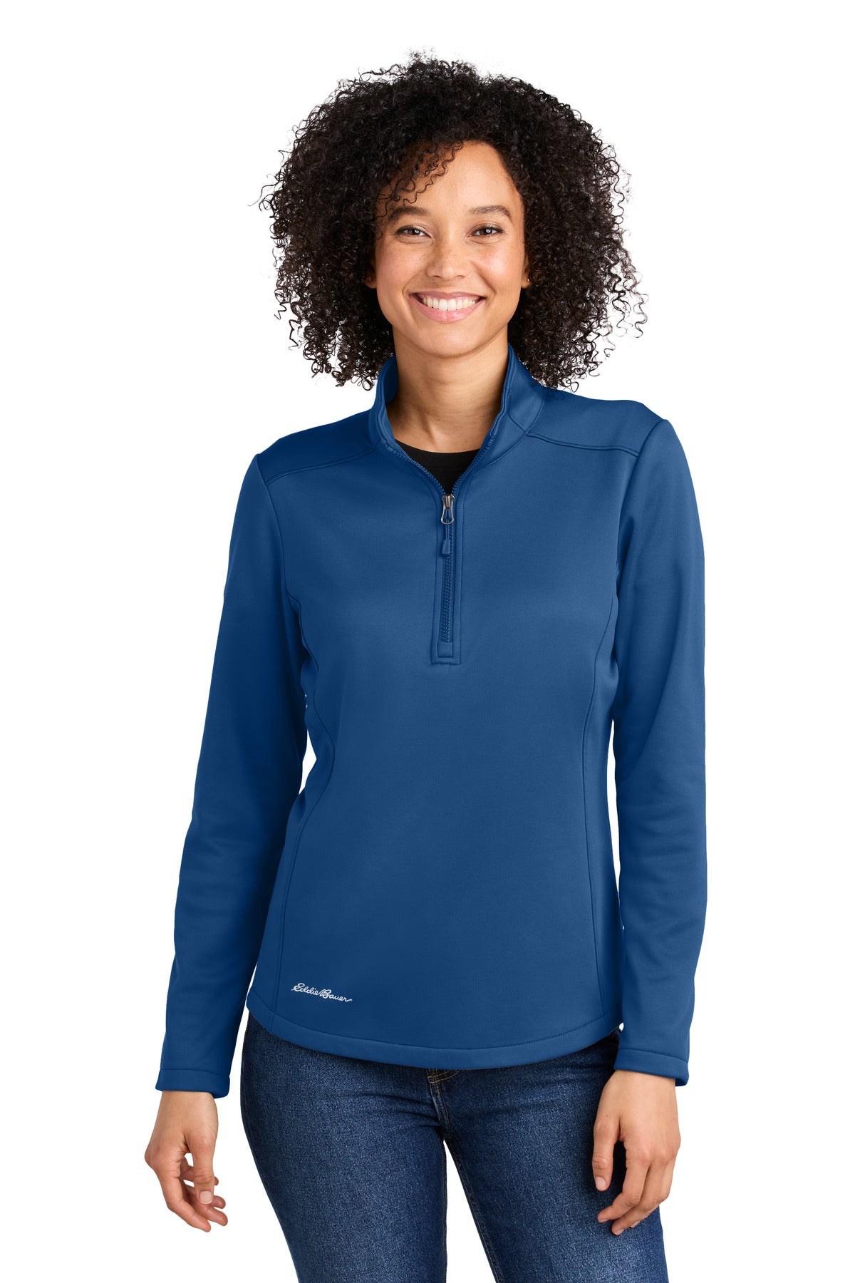 Built for versatility this smooth-faced brushed-back fleece  - Cobalt Blue