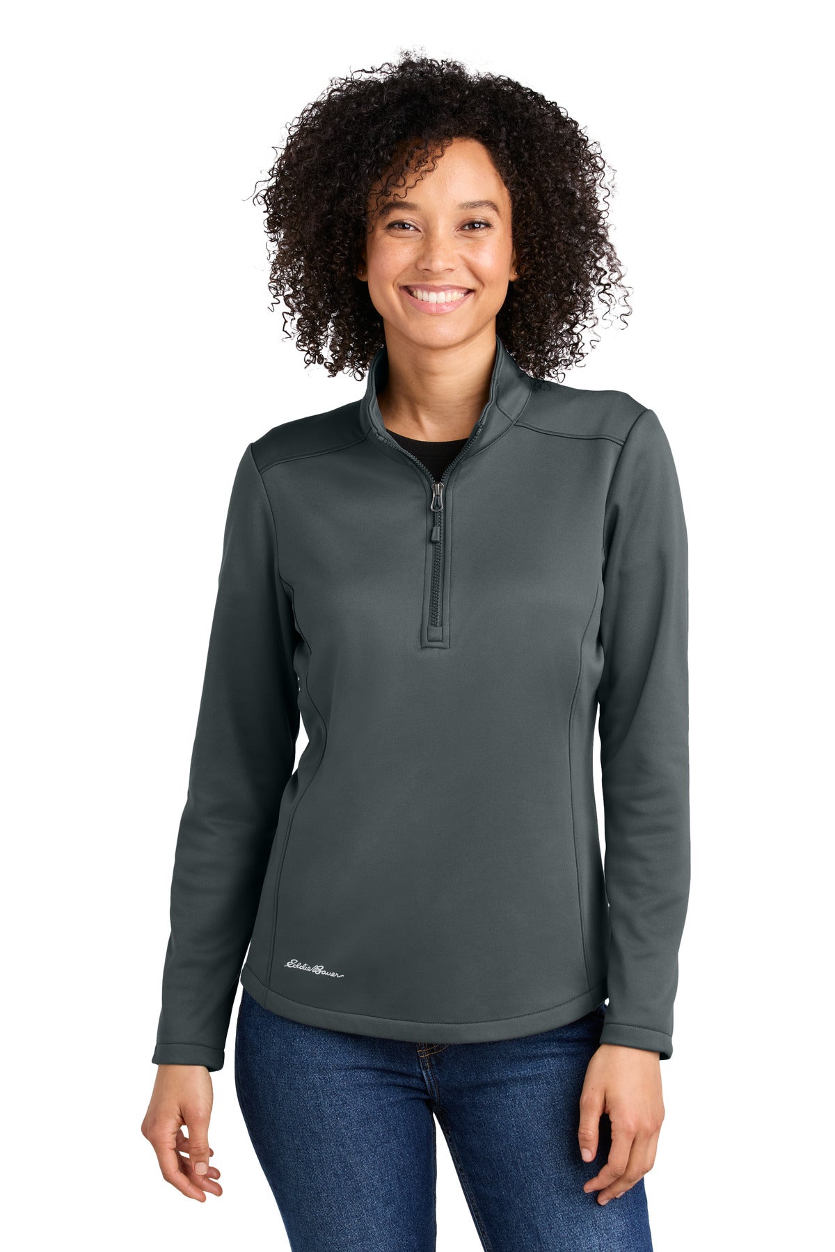 Built for versatility this smooth-faced brushed-back fleece  - Iron Gate