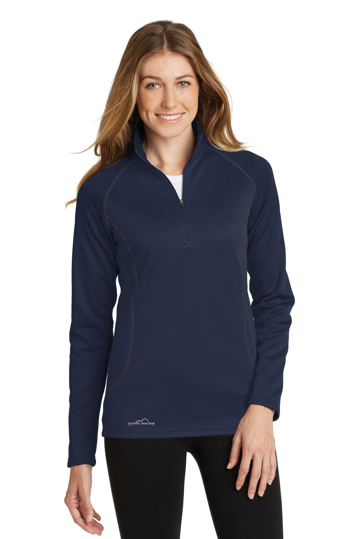 Built for versatility this smooth-faced brushed back fleece  - River Blue Navy