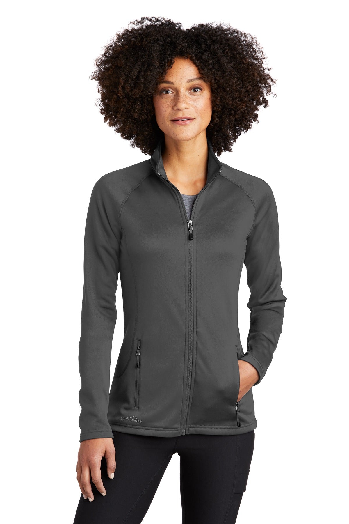Built for versatility this smooth-faced brushed back fleece  - Iron Gate