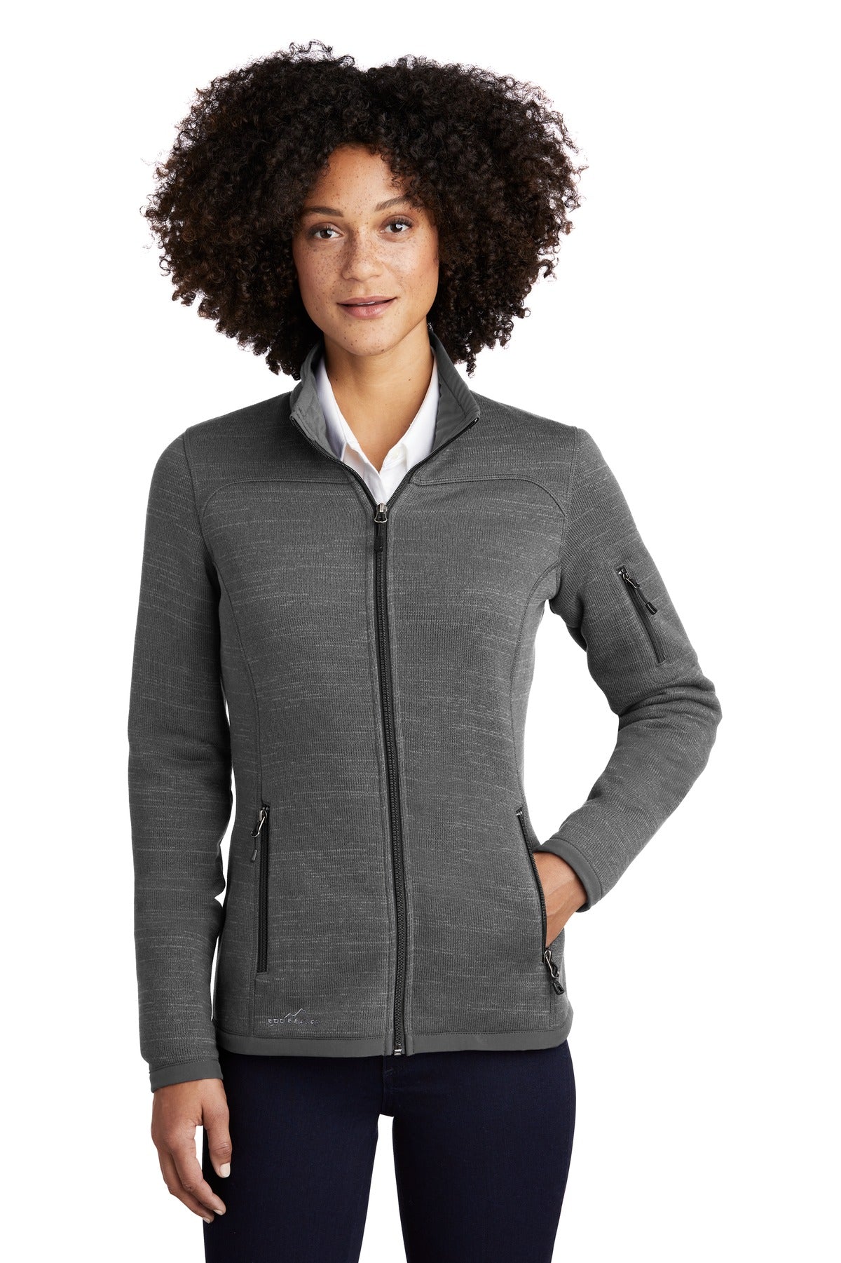 With an authentic outdoorsy lodge look this refined sweater  - Dark Grey Heather