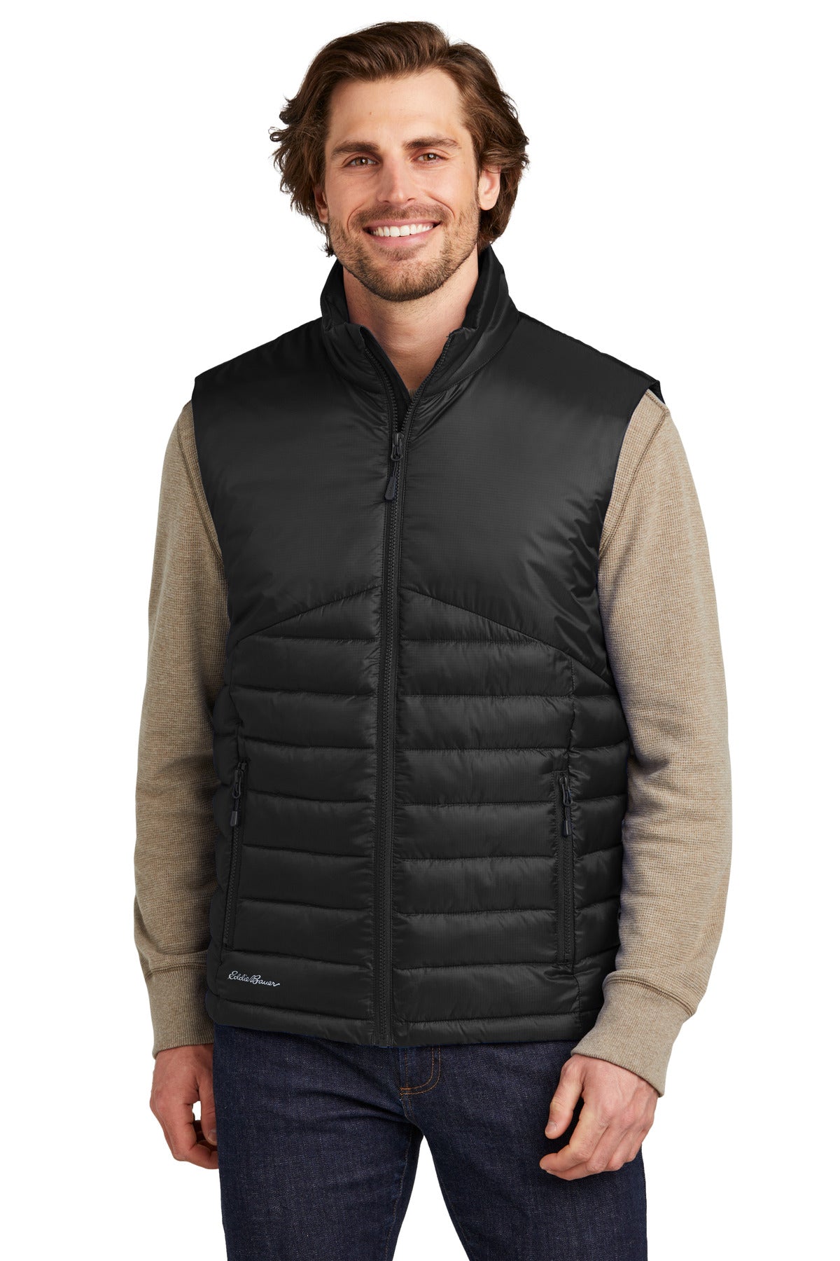 Minimal bulk meets maximized performance in this quilted ves - Deep Black