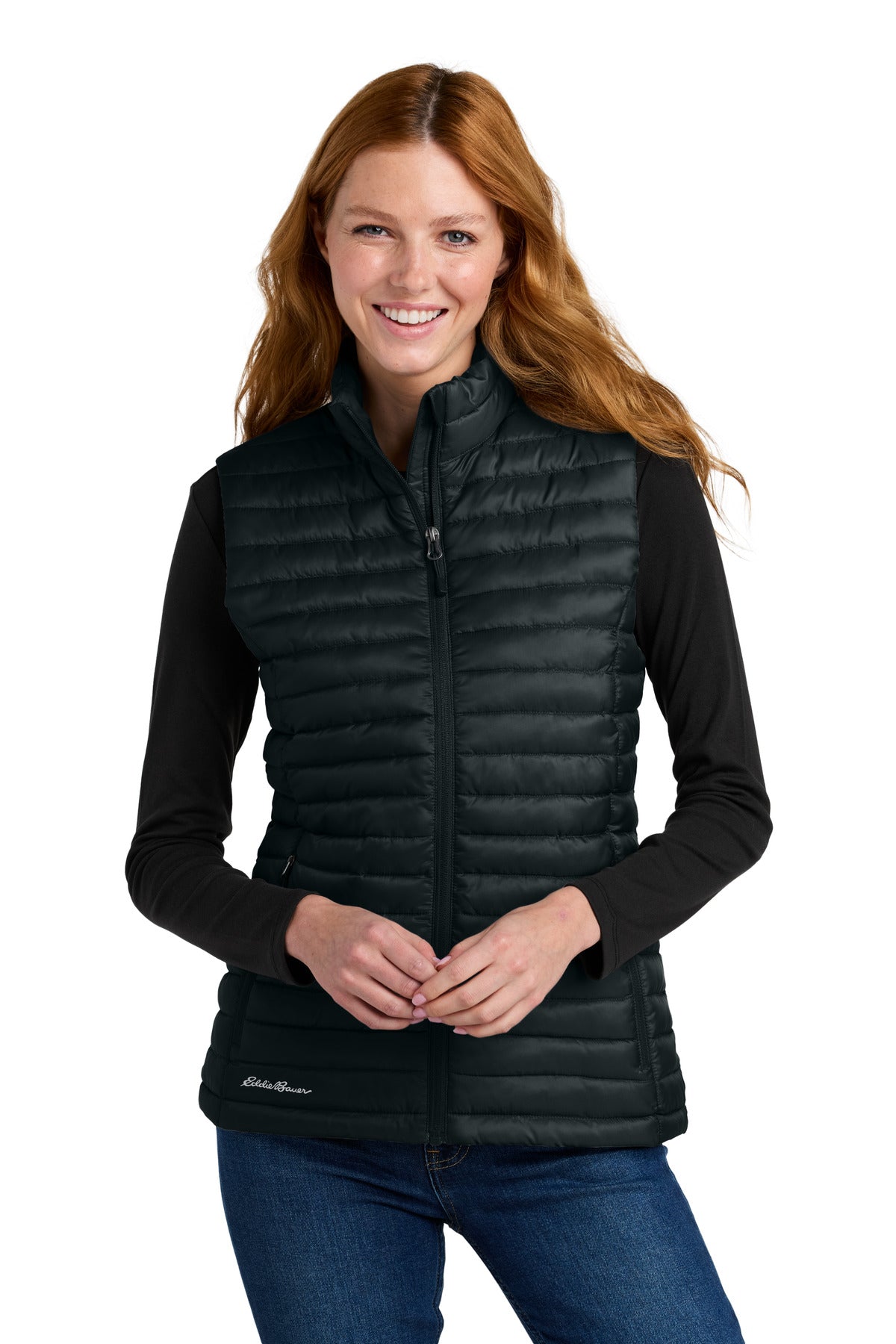 Designed with traditional quilt lines this insulated vest is - Black
