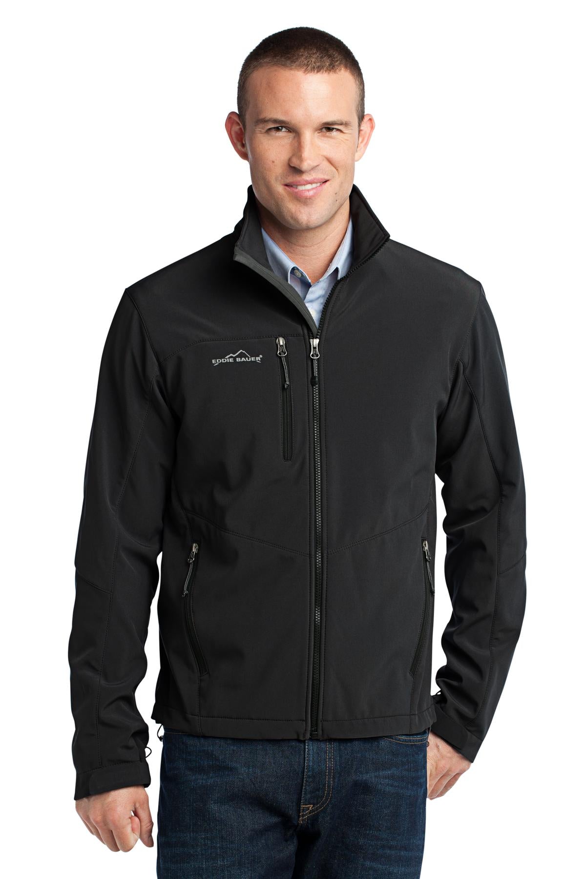 This weather-stopping three-layer soft shell boasts water pr - Black