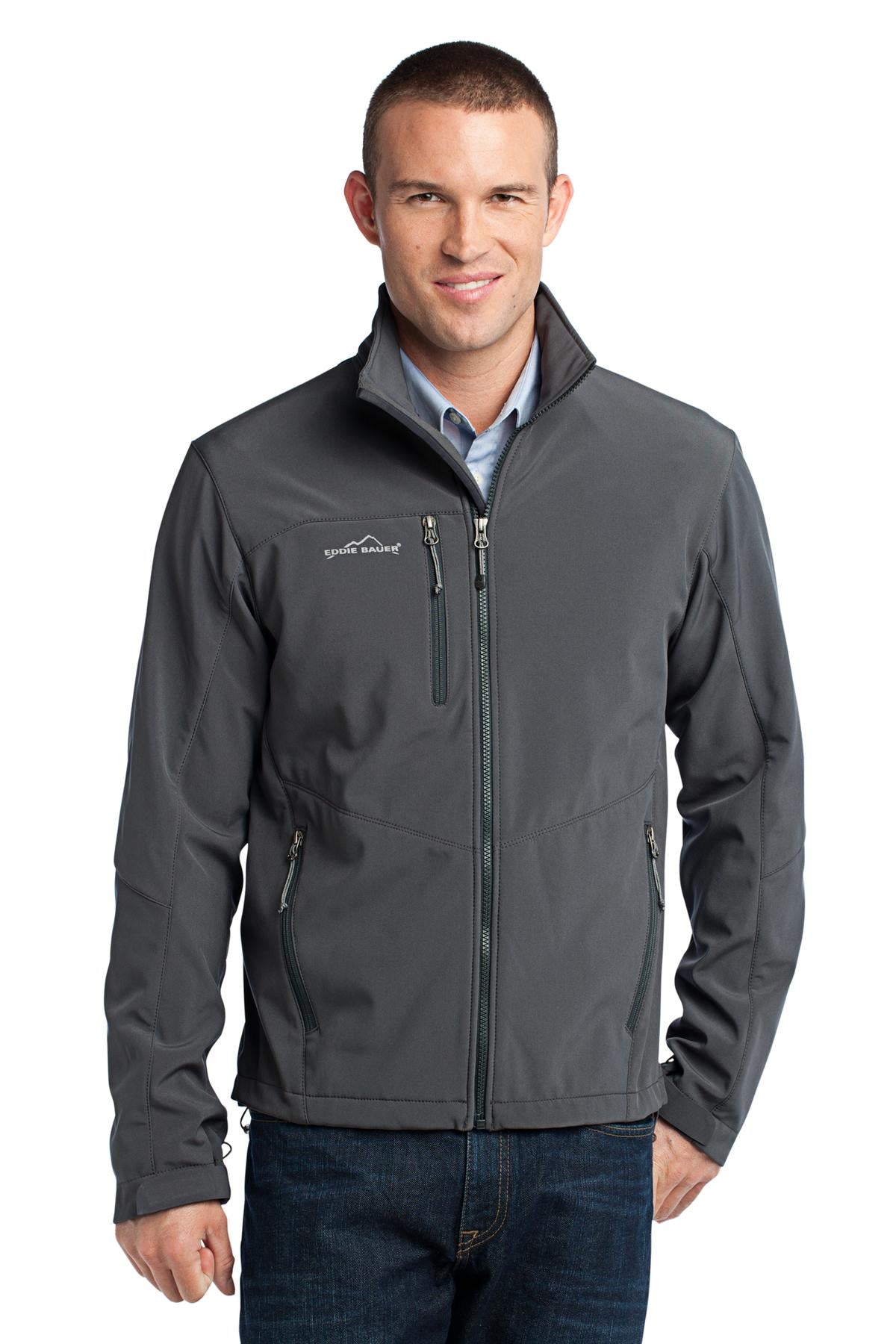 This weather-stopping three-layer soft shell boasts water pr - Grey Steel