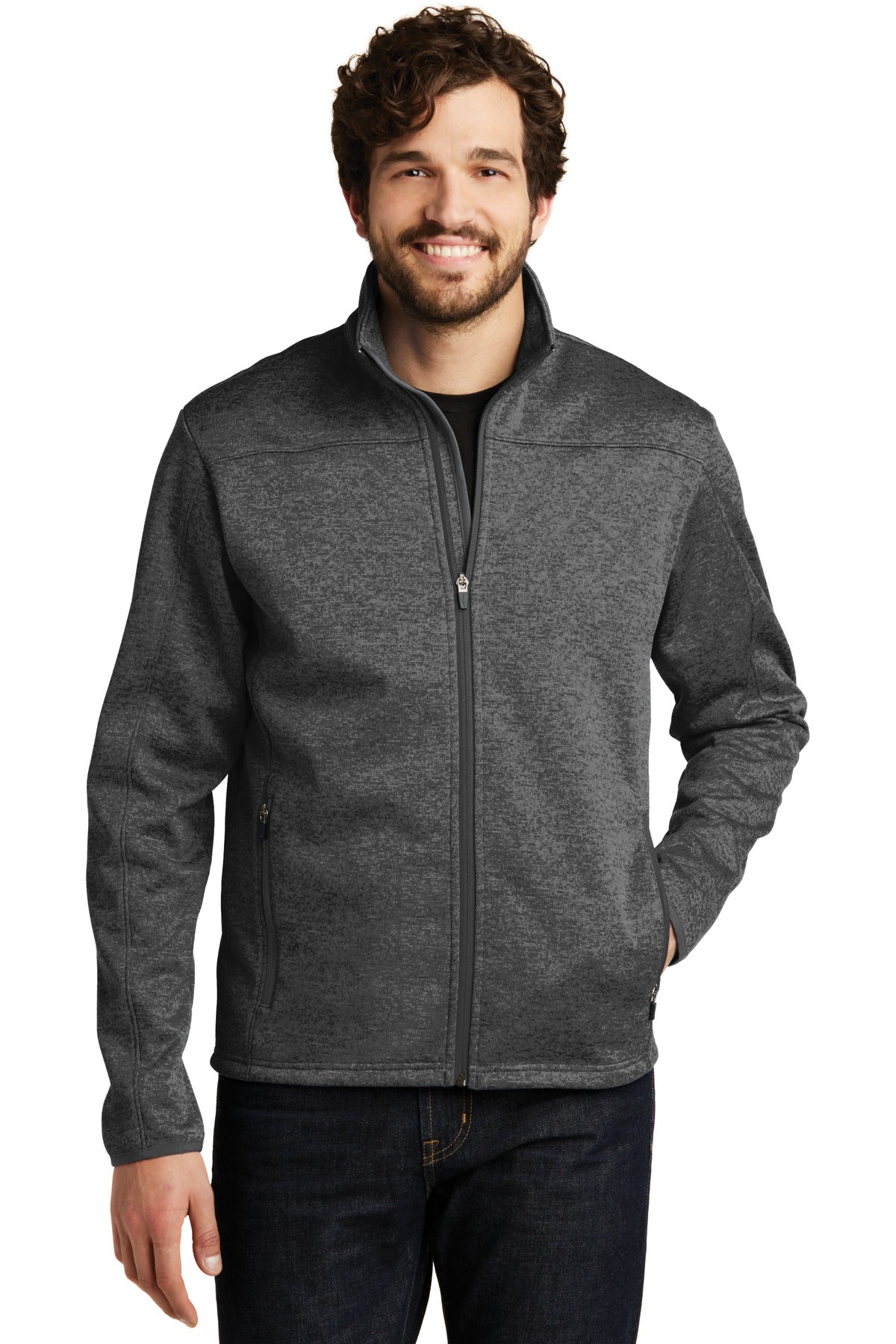 Unsettled weather won't dampen your adventures in this sleek - Black Heather/ Black