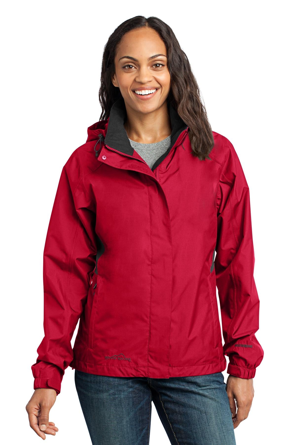 From misty mornings to evening downpours this fully seam-sea - Radish/ Grey Steel