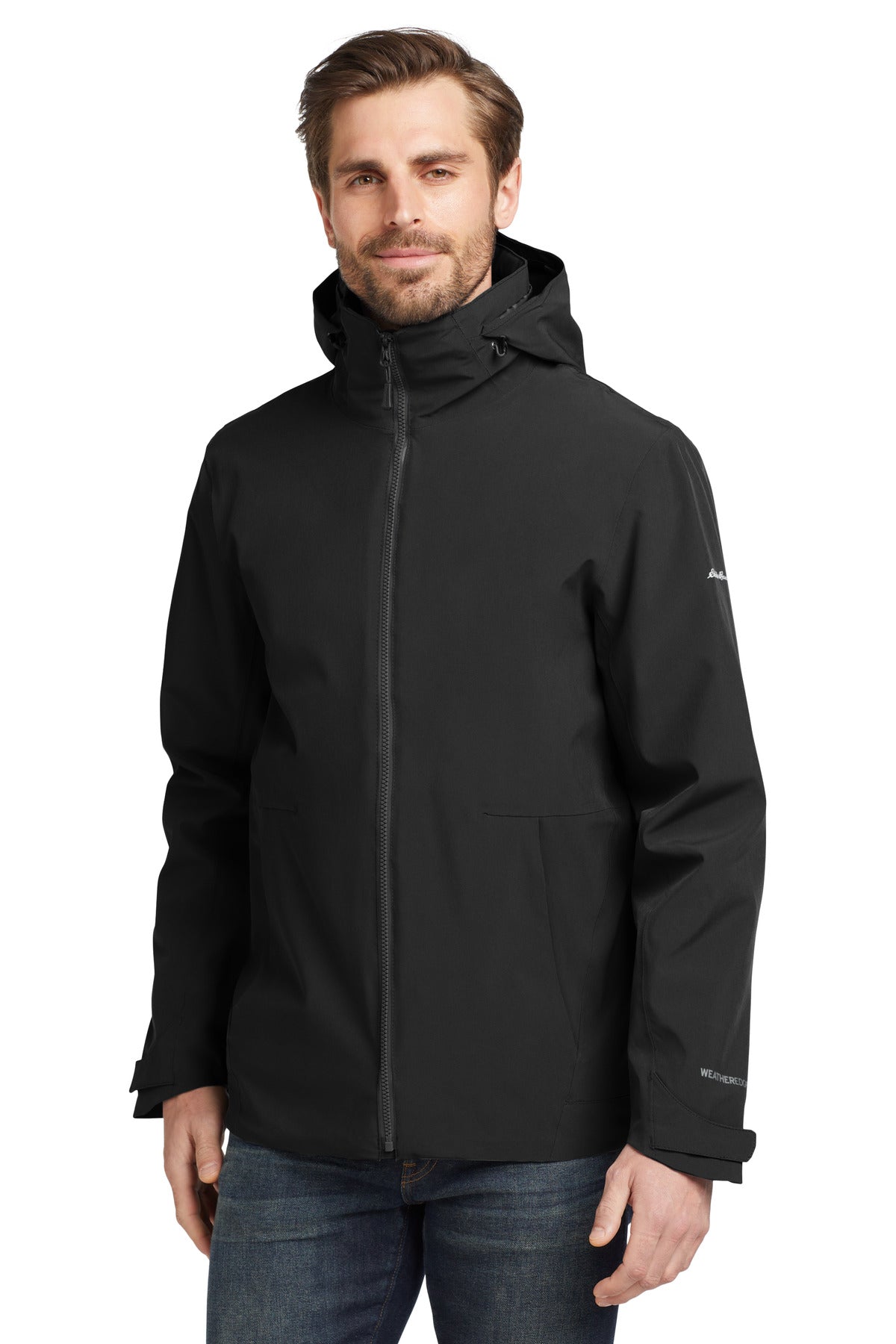 This 3-in-1 system jacket has a fully seam-sealed shell buil - Black/ Storm Grey