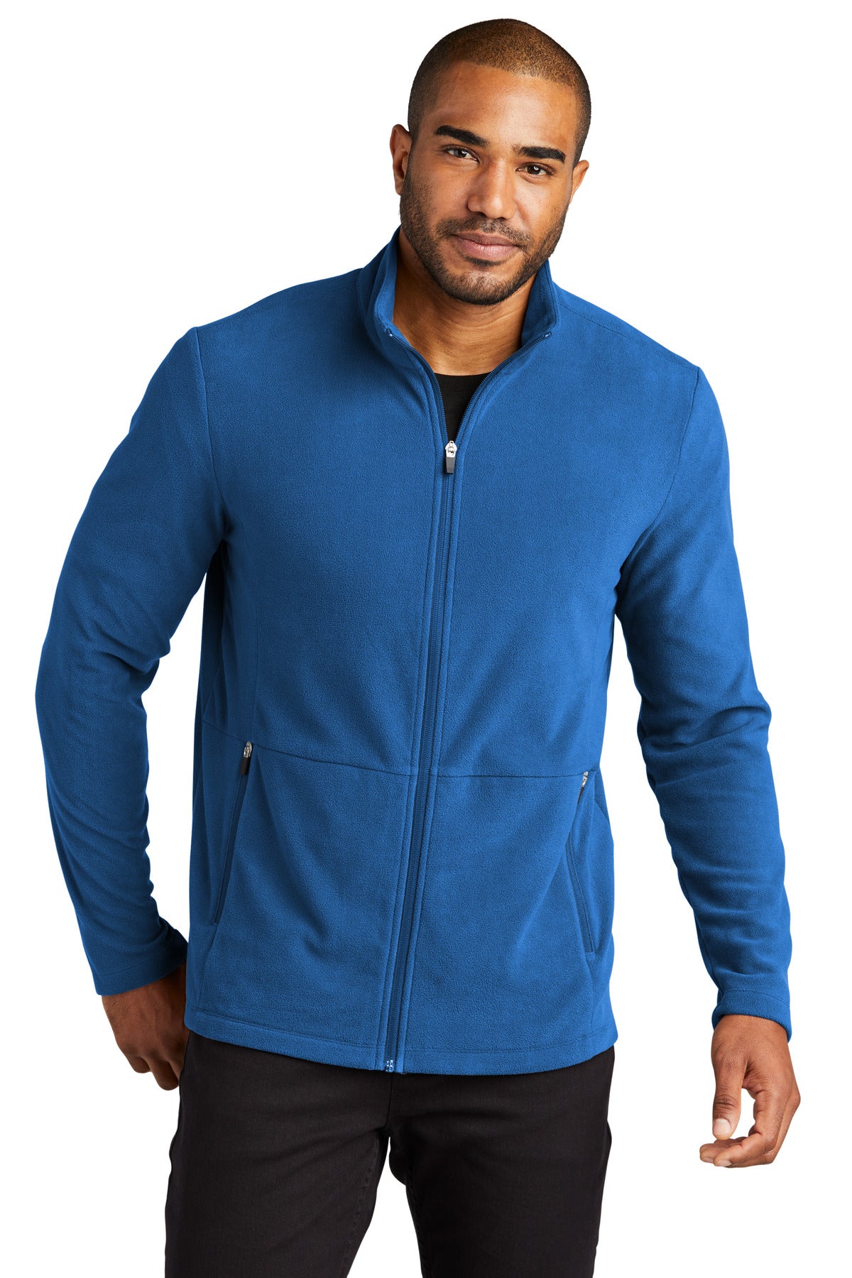 Soft lightweight and low-profile this anti-pill microfleece  - Royal