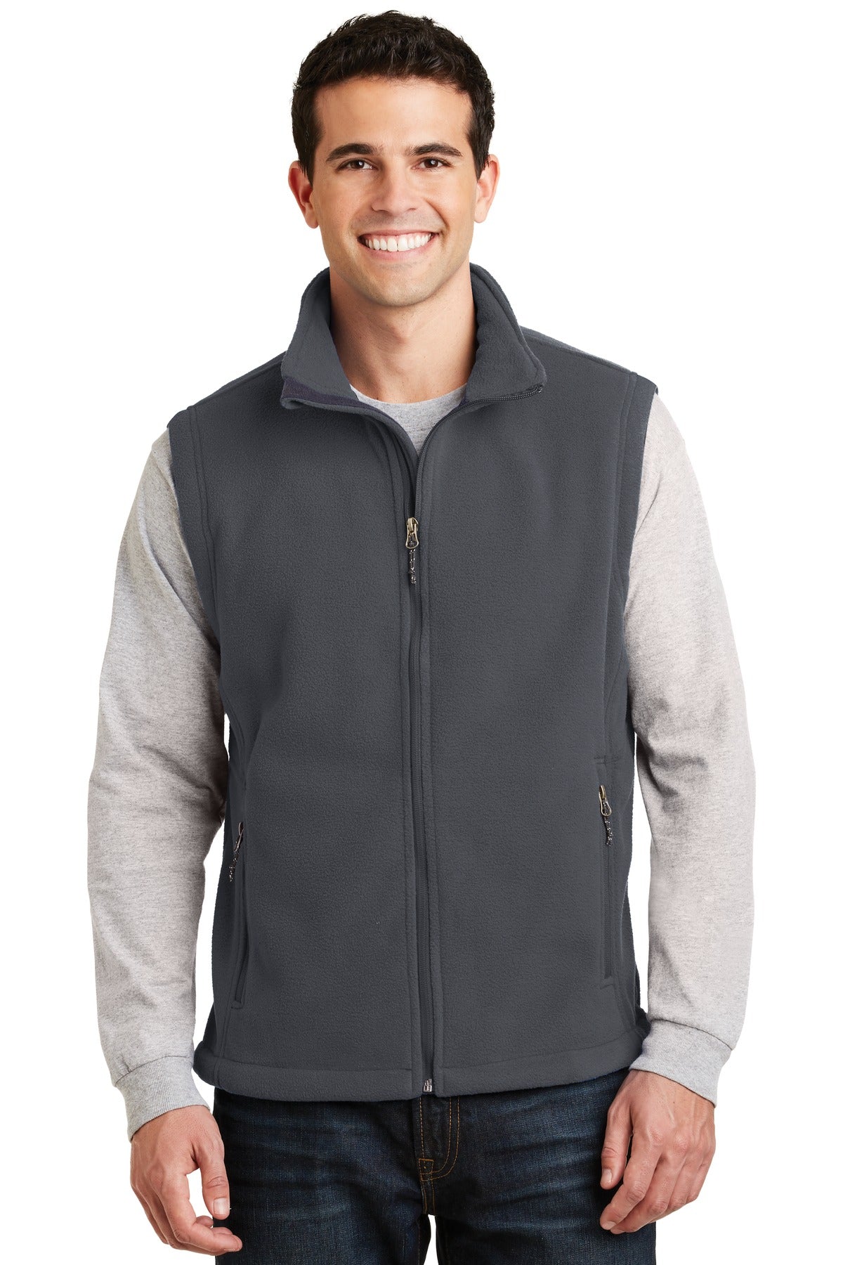 Ready for layering this super soft low-pill midweight fleece - Iron Grey