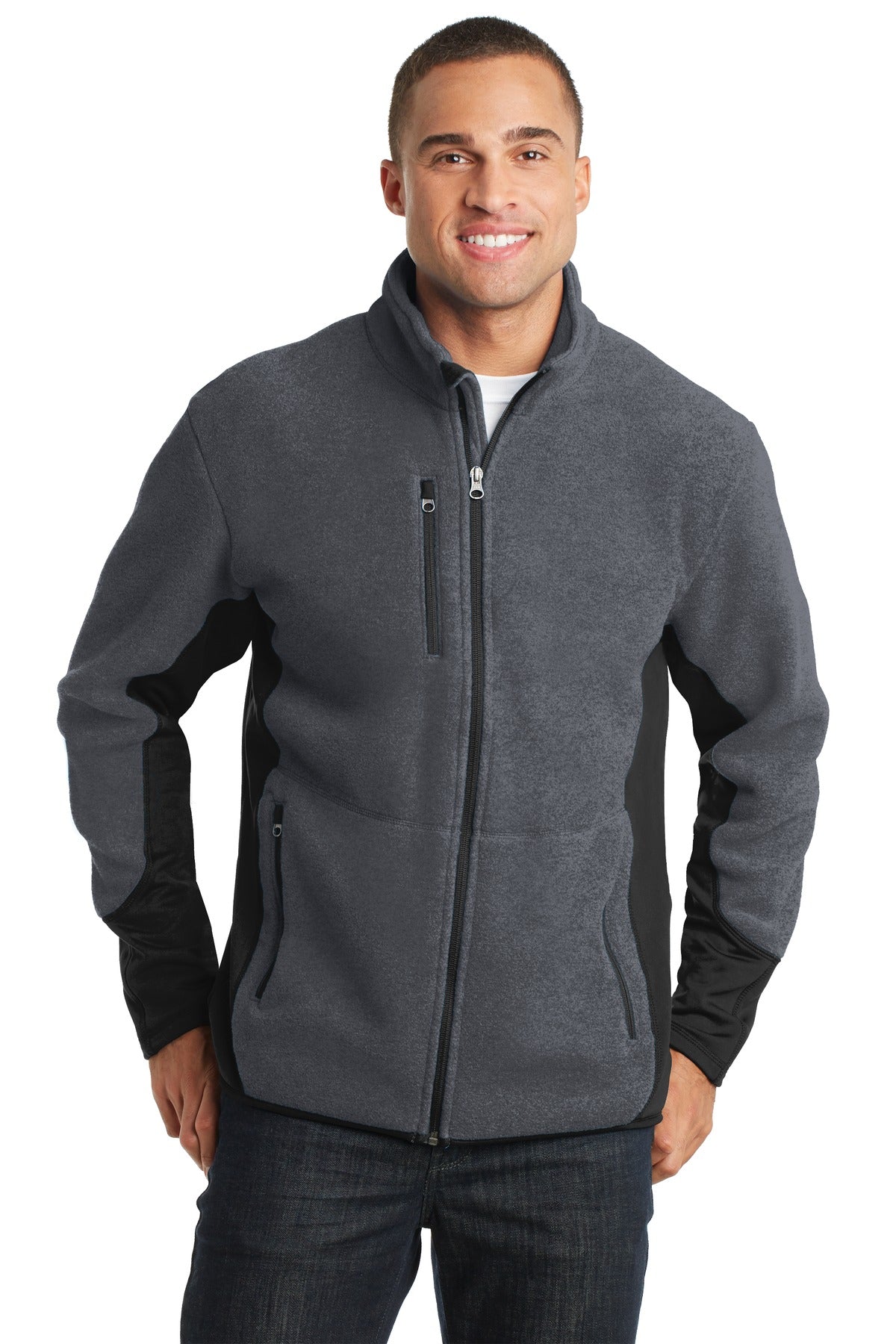 With R-Tek Pro we've taken soft brushed fleece and added str - Charcoal Heather/ Black