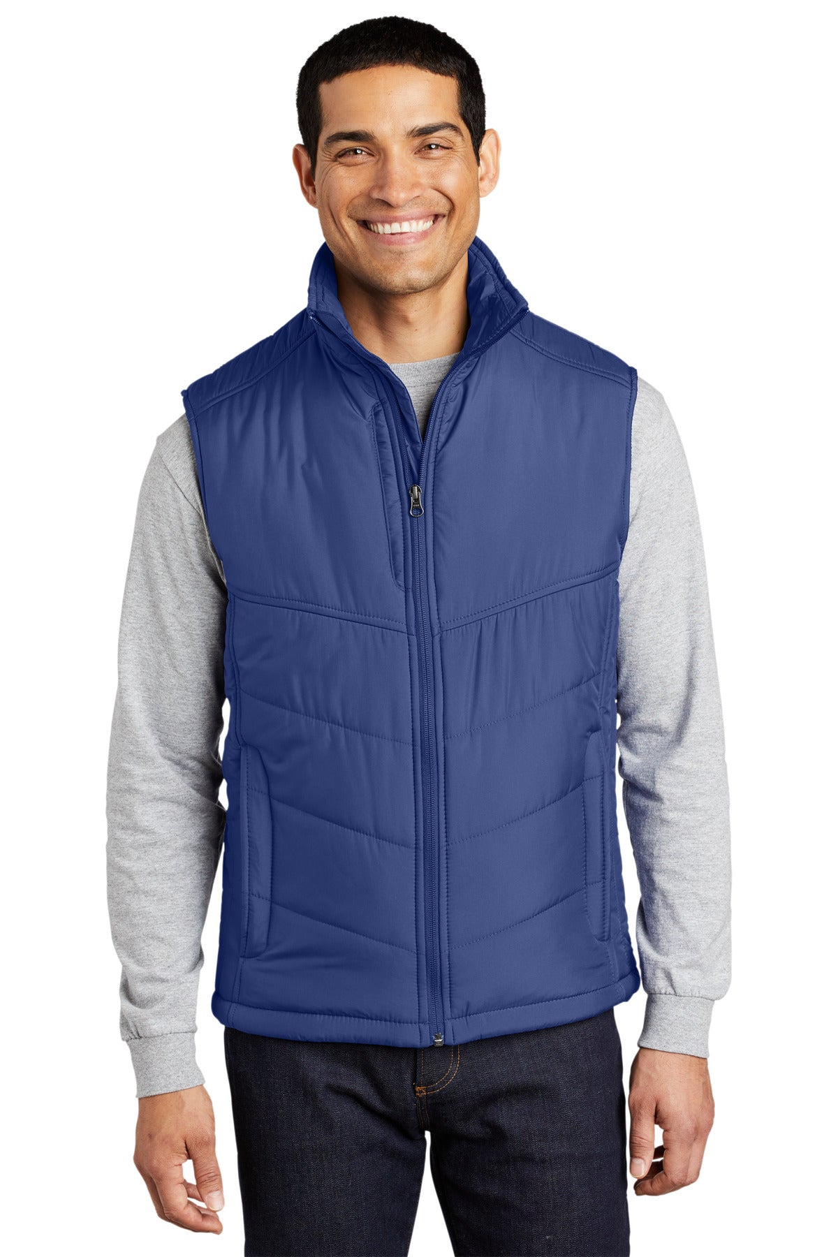 Keep the warmth centered on your core in our Puffy Vests. Th - Mediterranean Blue/ Black