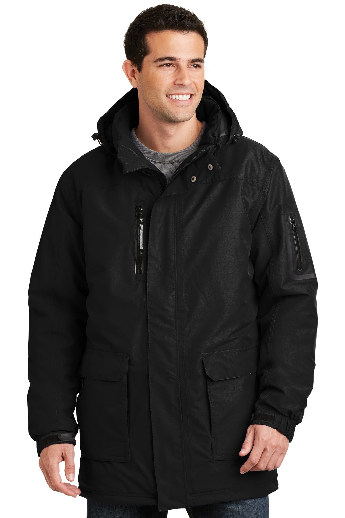 Designed to take on unforgiving weather our parka is warm an - Black