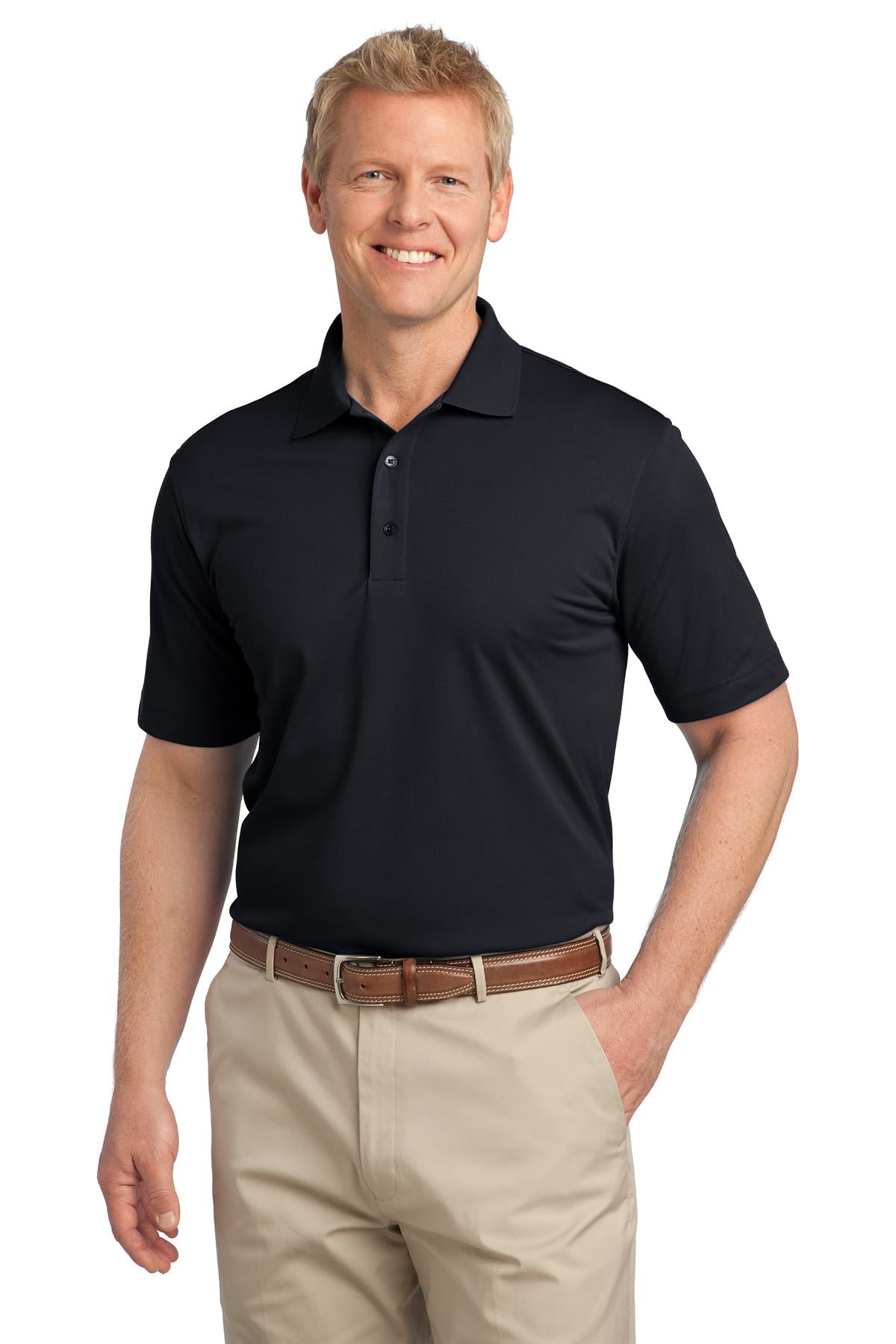 This polo is a working person's dream: versatile moisture-wi - Black
