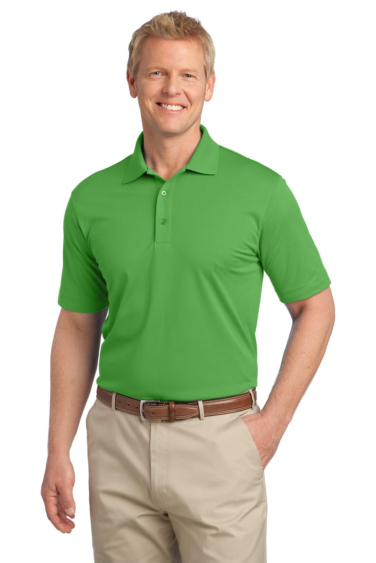 This polo is a working person's dream: versatile moisture-wi - Cactus Green
