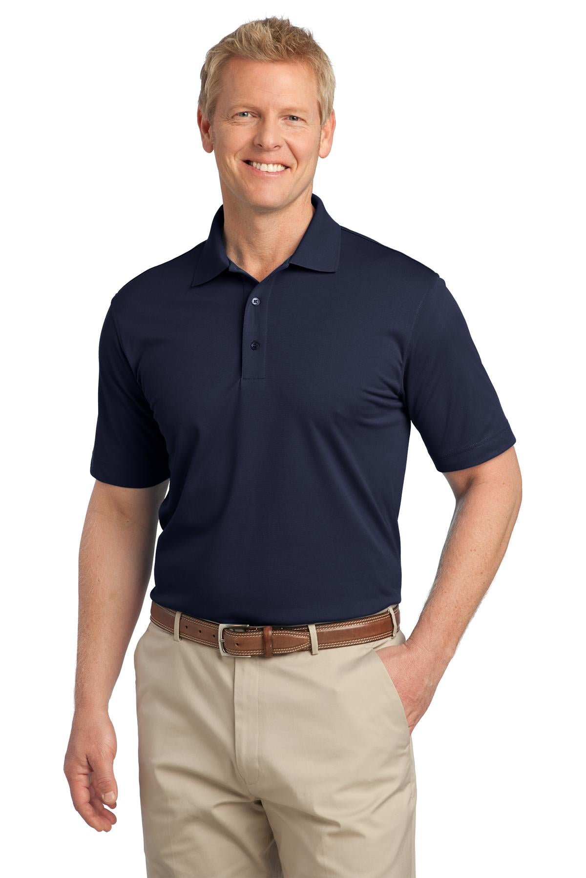This polo is a working person's dream: versatile moisture-wi - Dark Navy