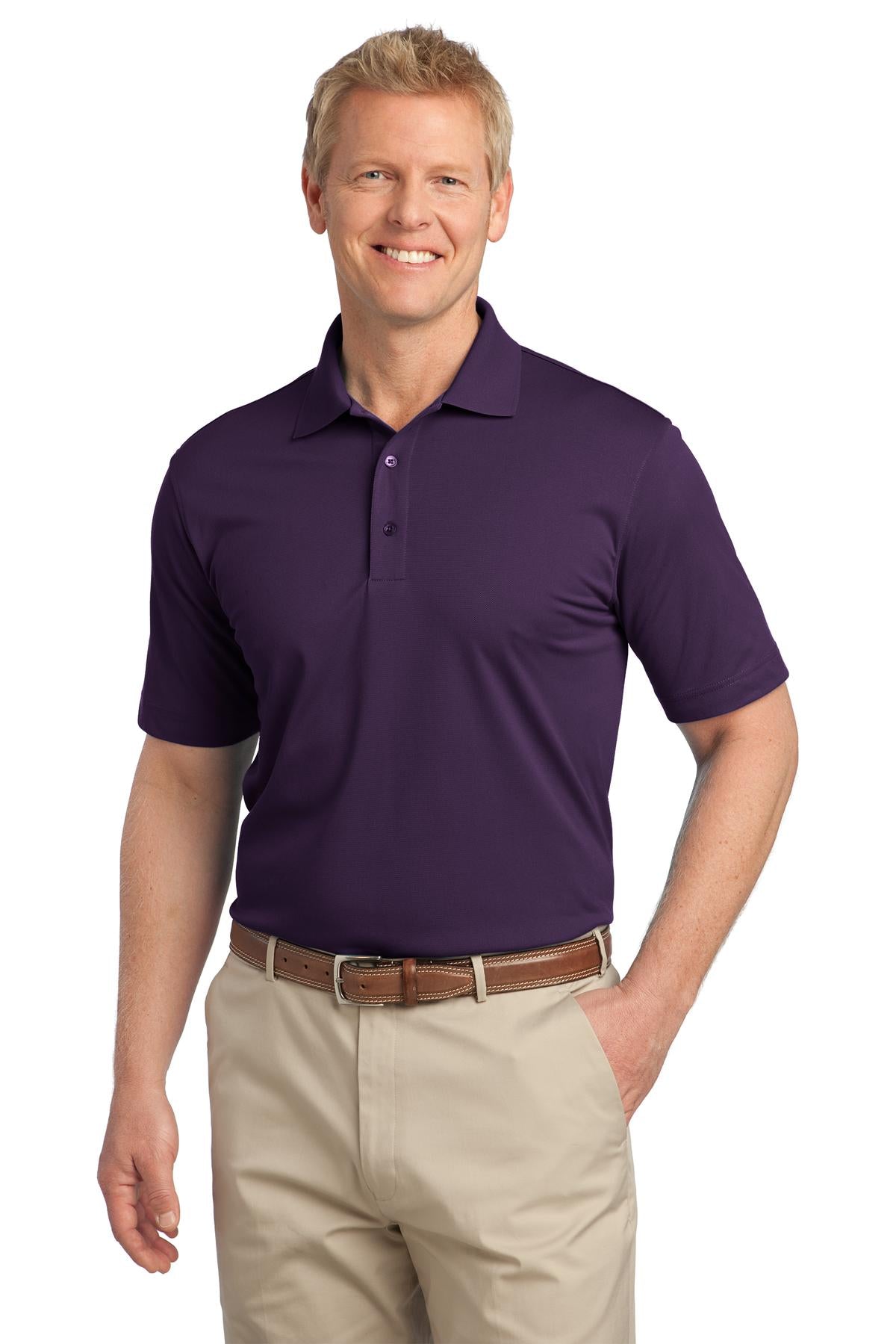 This polo is a working person's dream: versatile moisture-wi - Regal Purple