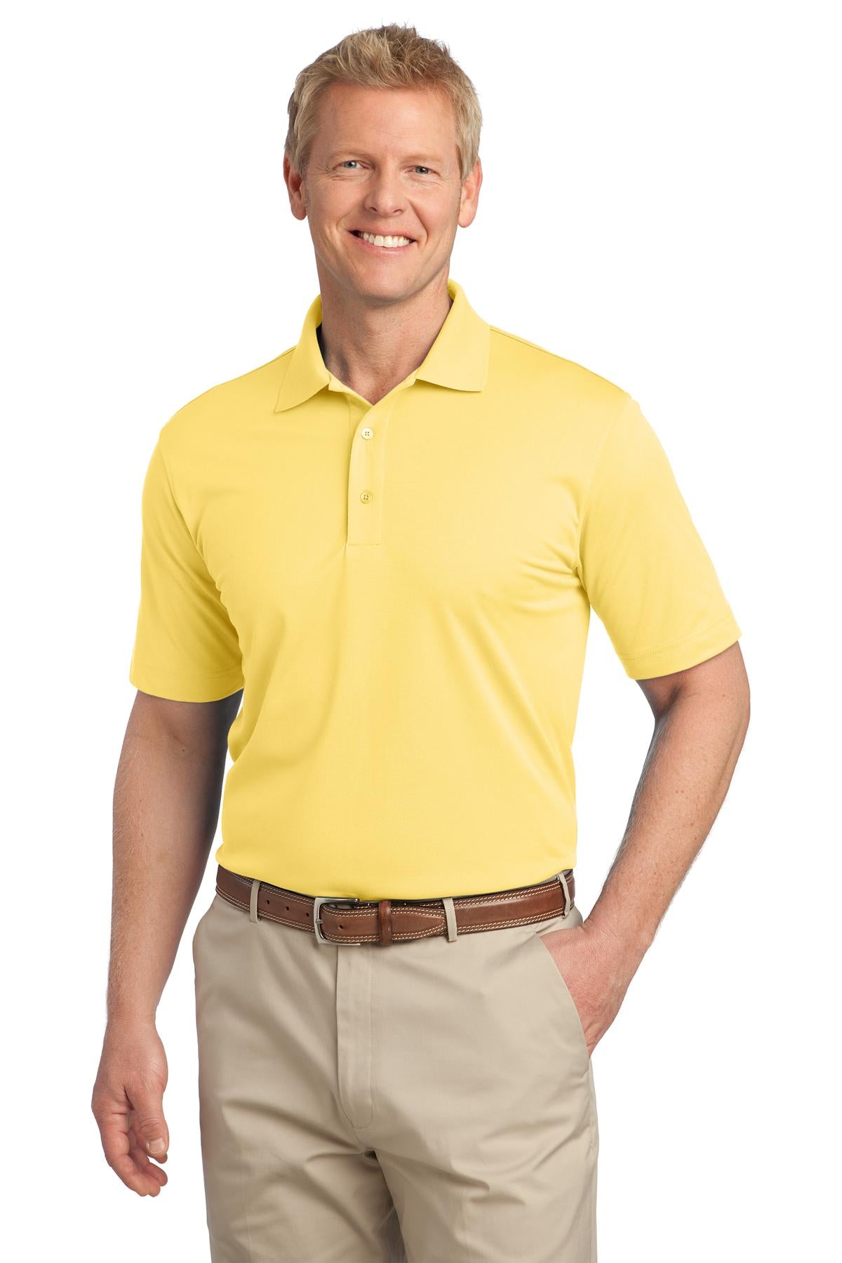This polo is a working person's dream: versatile moisture-wi - Splendid Yellow