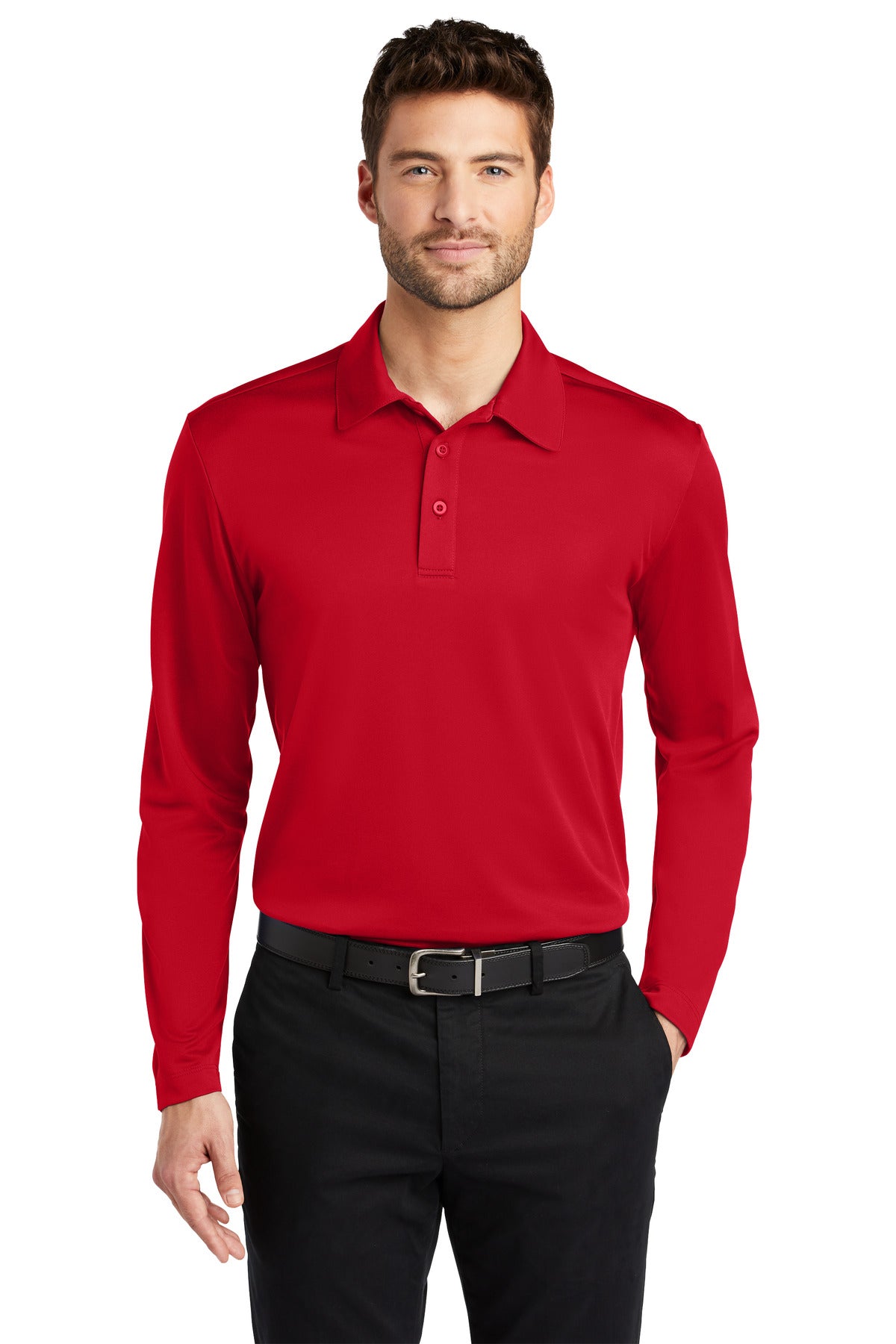 We took our legendary Silk Touch Polo and made it work even  - Red