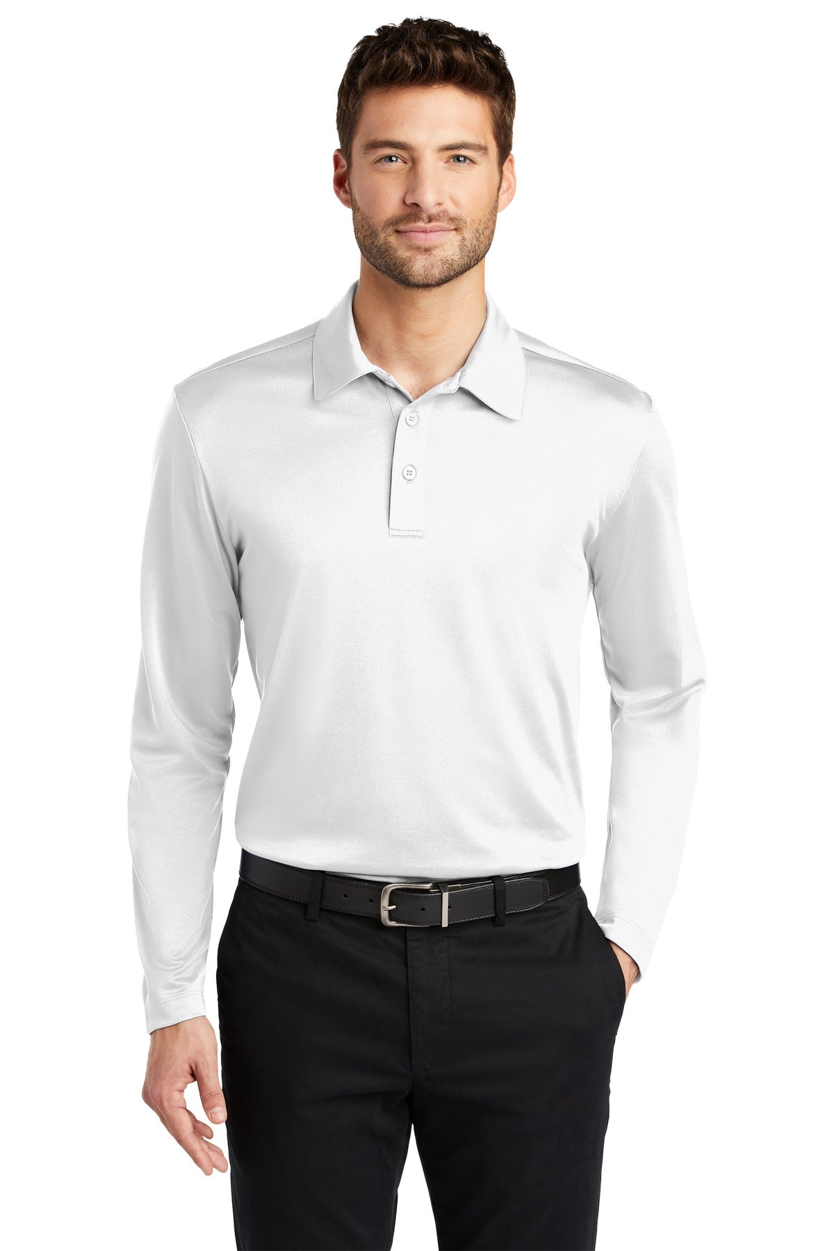 We took our legendary Silk Touch Polo and made it work even  - White