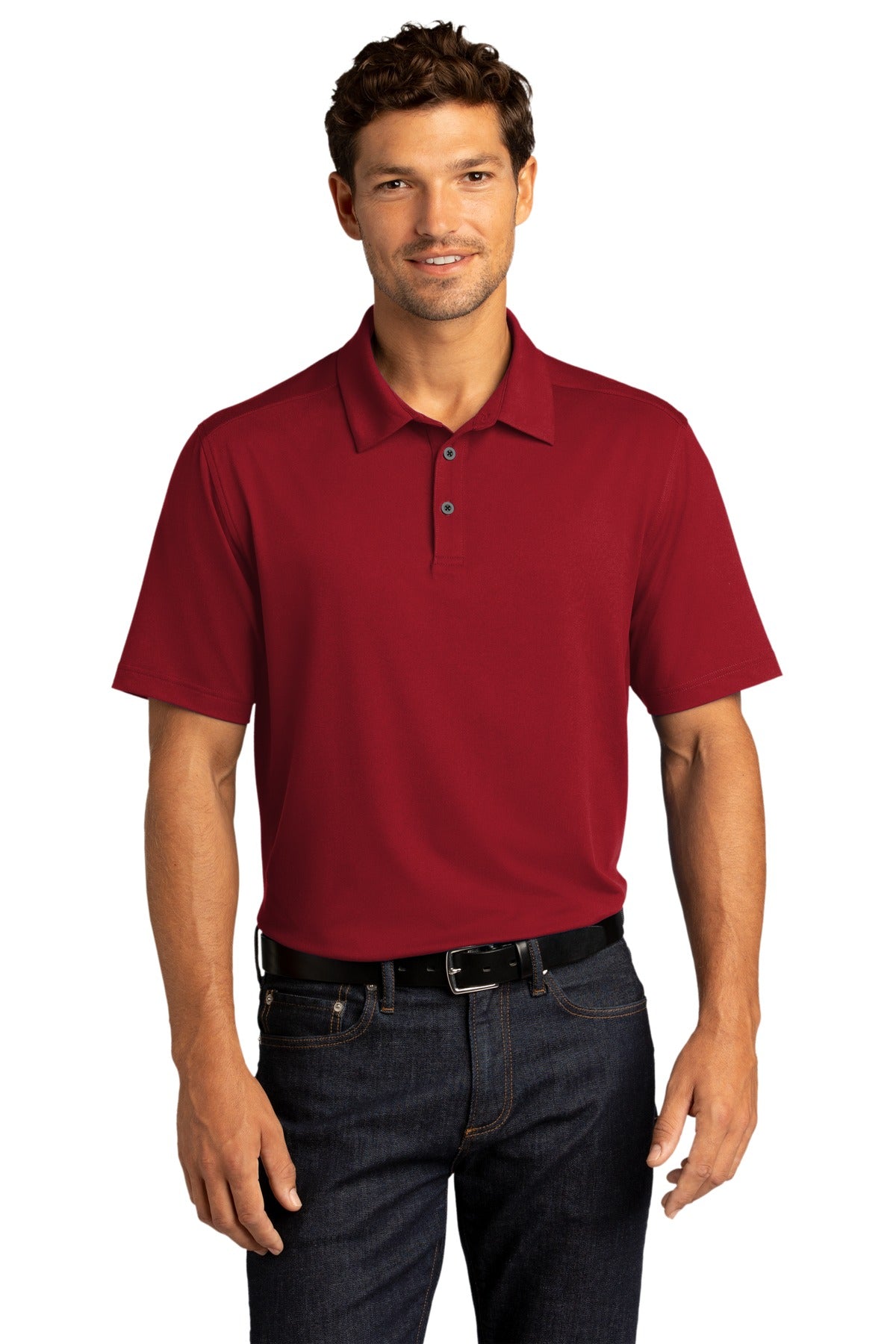 Performance joins professionalism in this Easy Care style th - Garnet