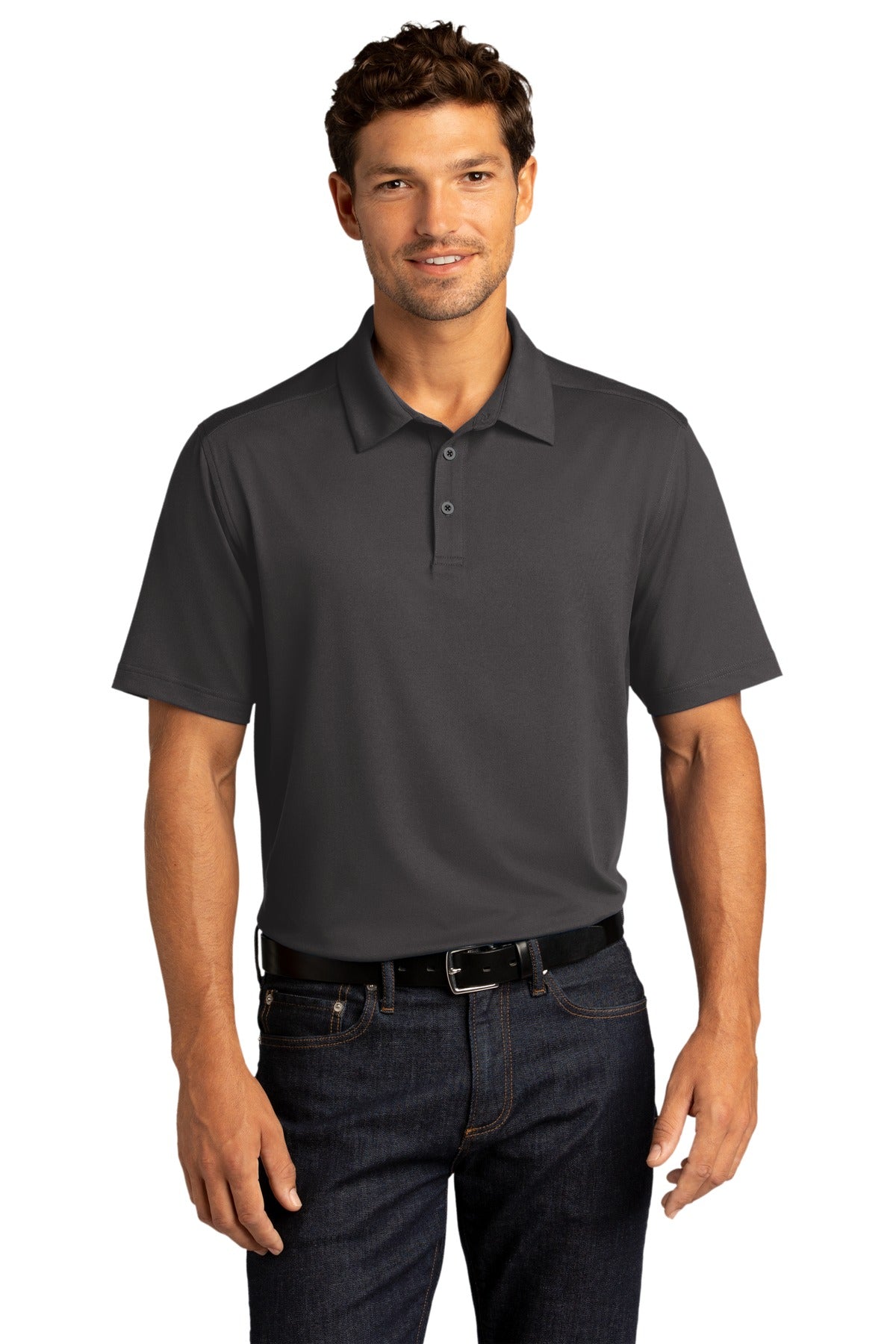 Performance joins professionalism in this Easy Care style th - Graphite