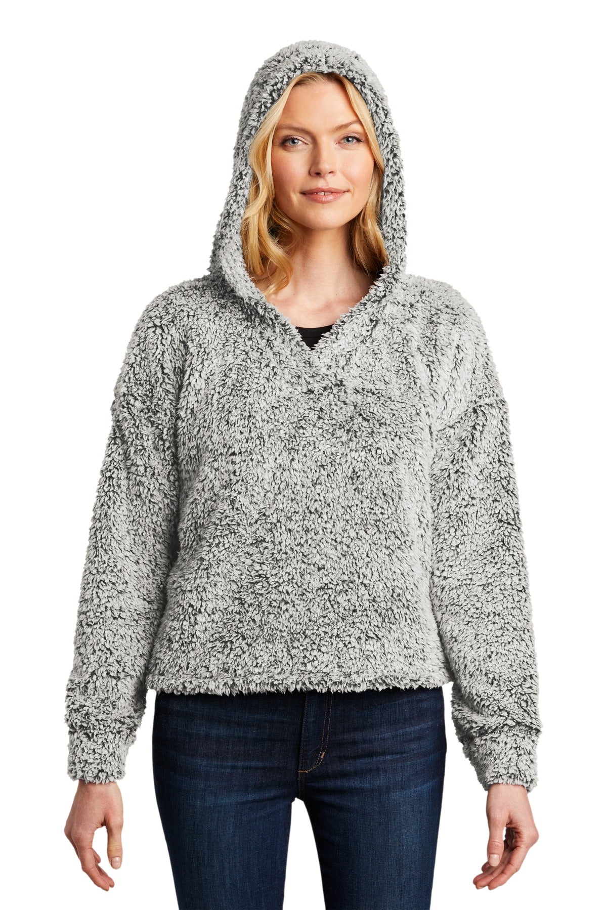 Ultra-soft meets cozy warmth in this layerable sherpa fleece - Grey Heather