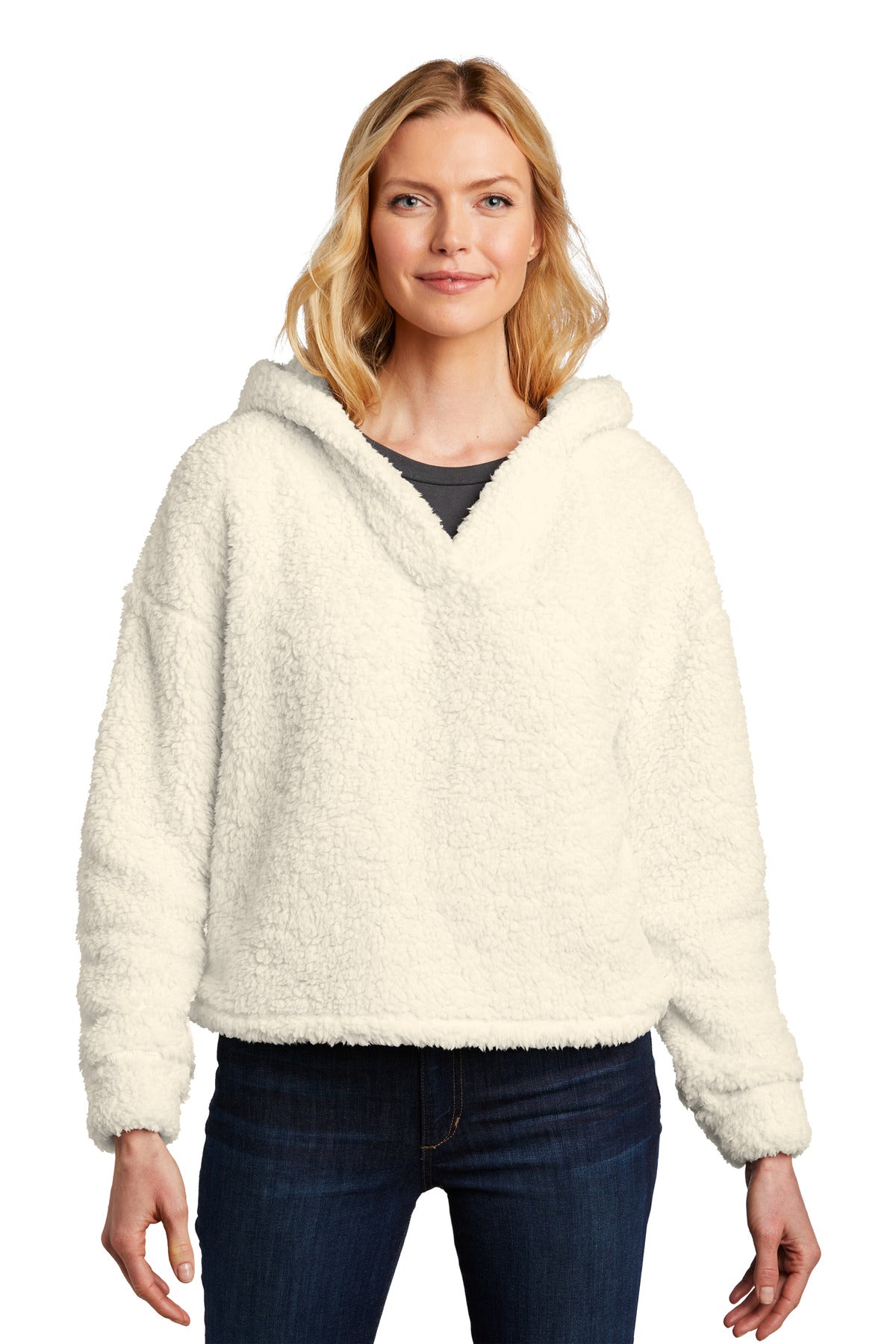 Ultra-soft meets cozy warmth in this layerable sherpa fleece - Marshmallow