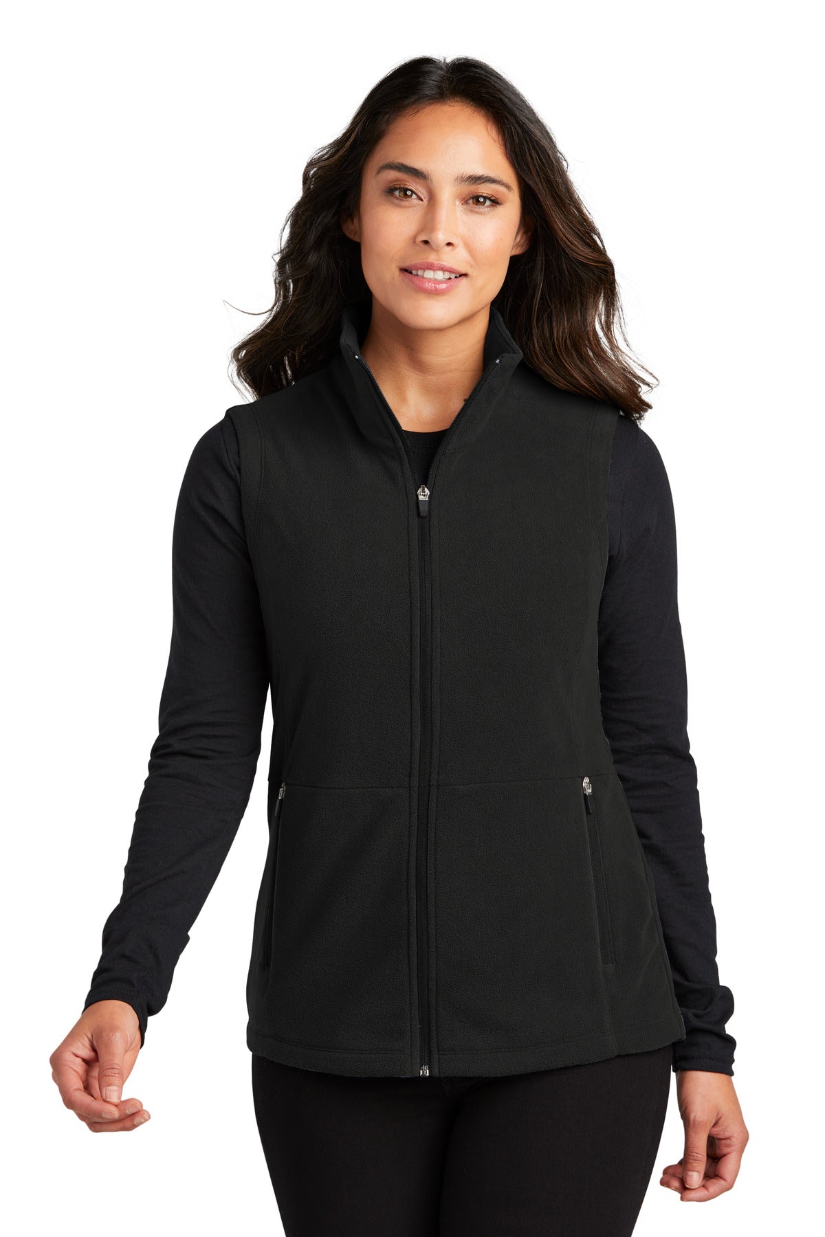 Soft lightweight and low-profile this anti-pill microfleece  - Black