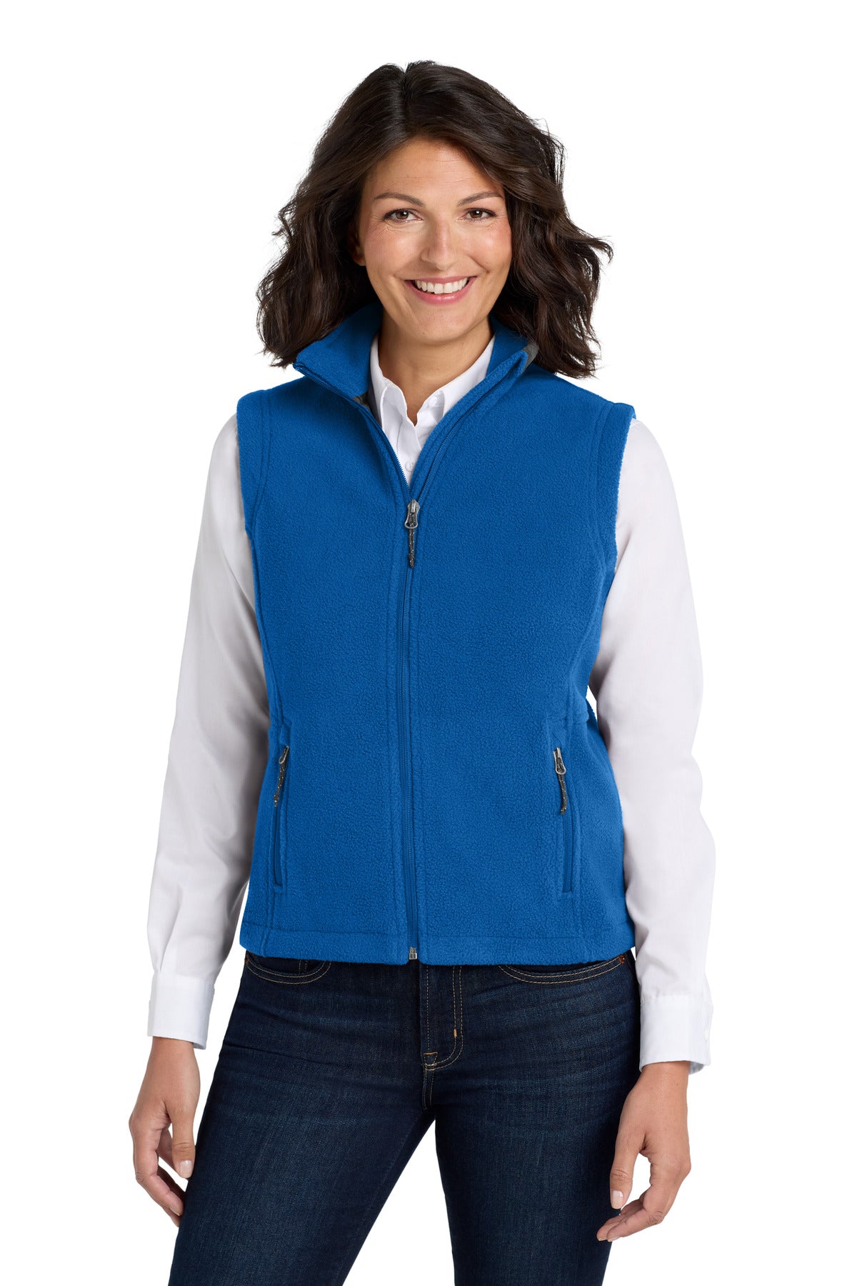 Ready for layering this super soft low-pill midweight fleece - True Royal