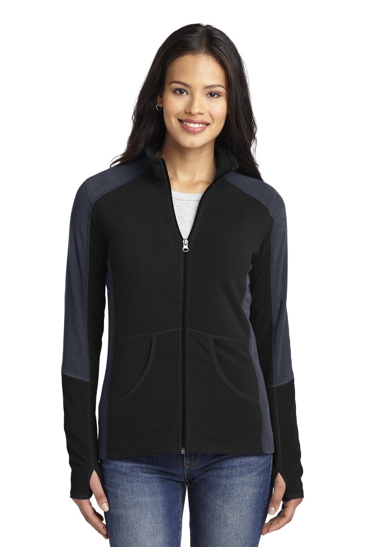 Lightweight warm and budget-friendly this super soft microfl - Black/ Battleship Grey