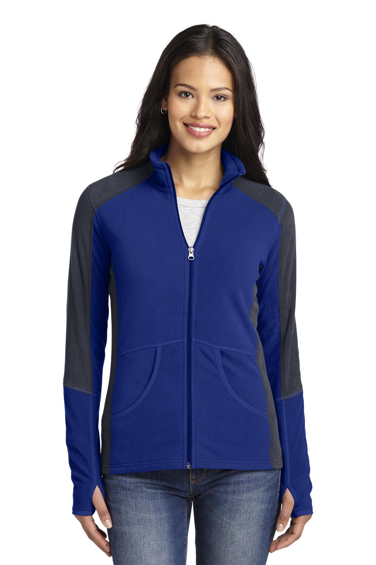 Lightweight warm and budget-friendly this super soft microfl - Patriot Blue/ Battleship Grey