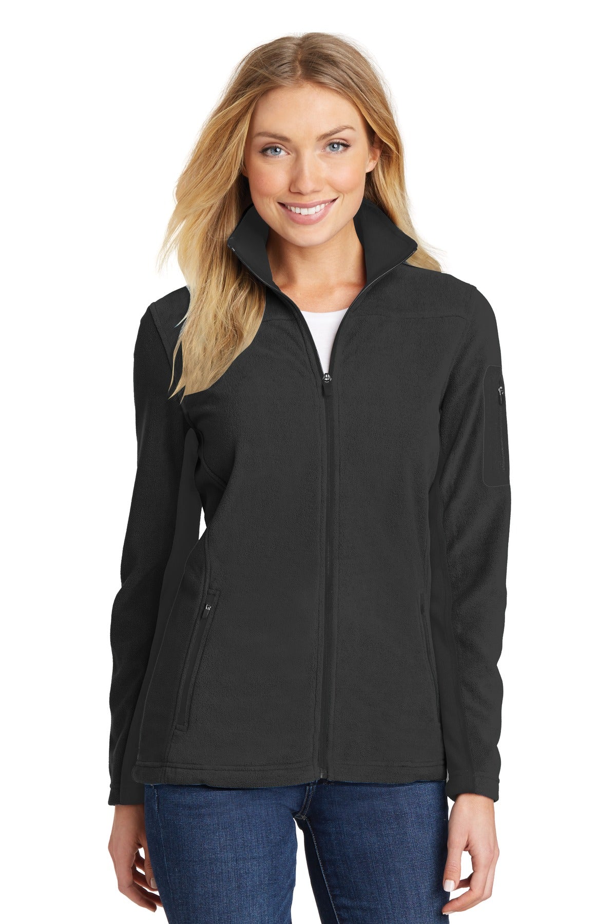 When temps drop trust our Summit Fleece to fight the chill.  - Black/ Black
