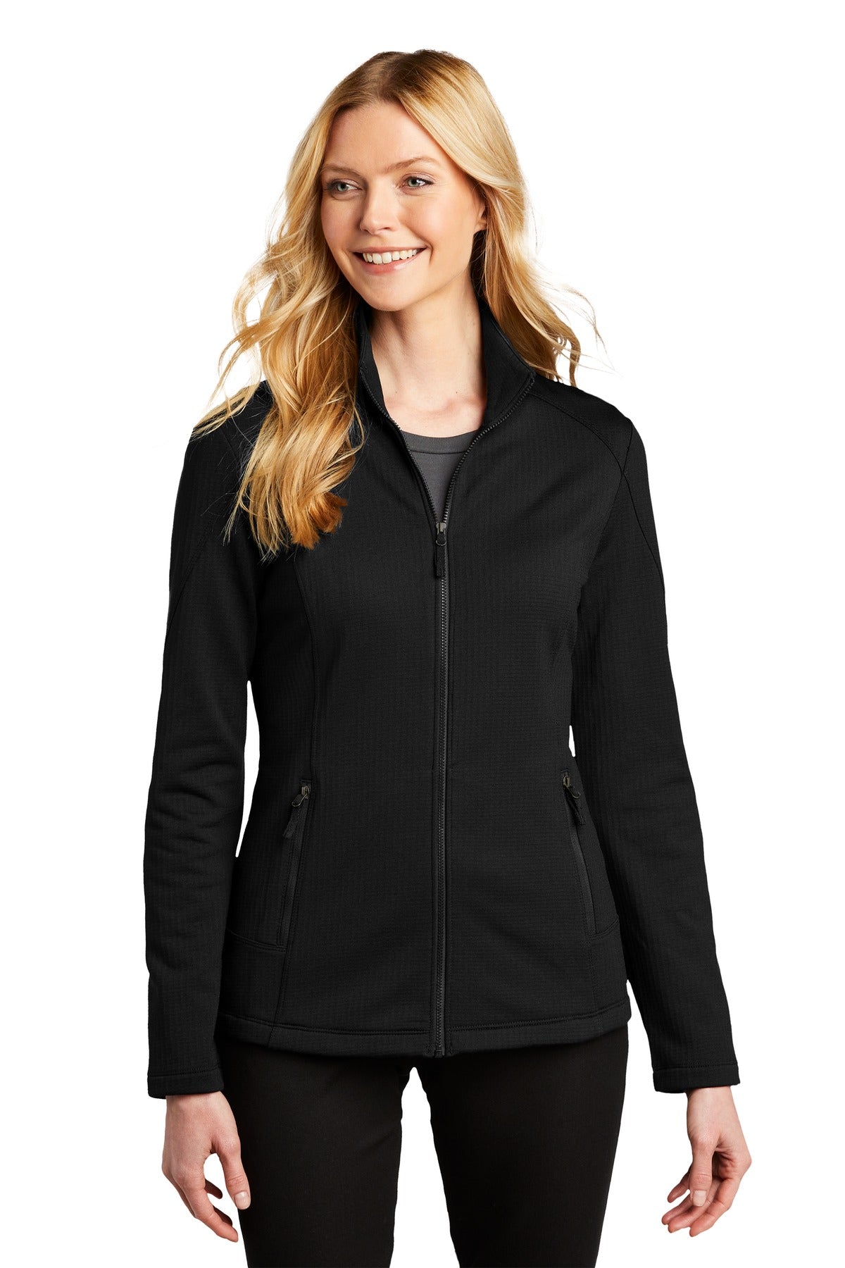 With solid and heather grid fleece options this smooth-faced - Deep Black