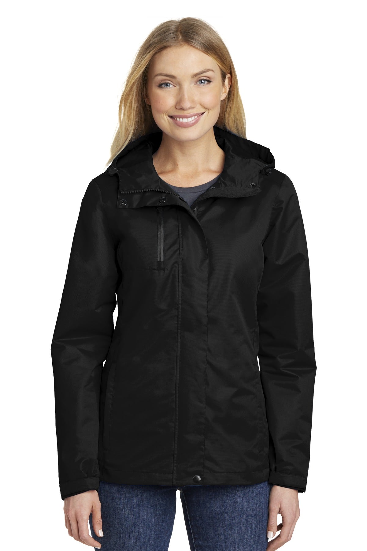 This hardworking parka-length insulated jacket is critically - Black