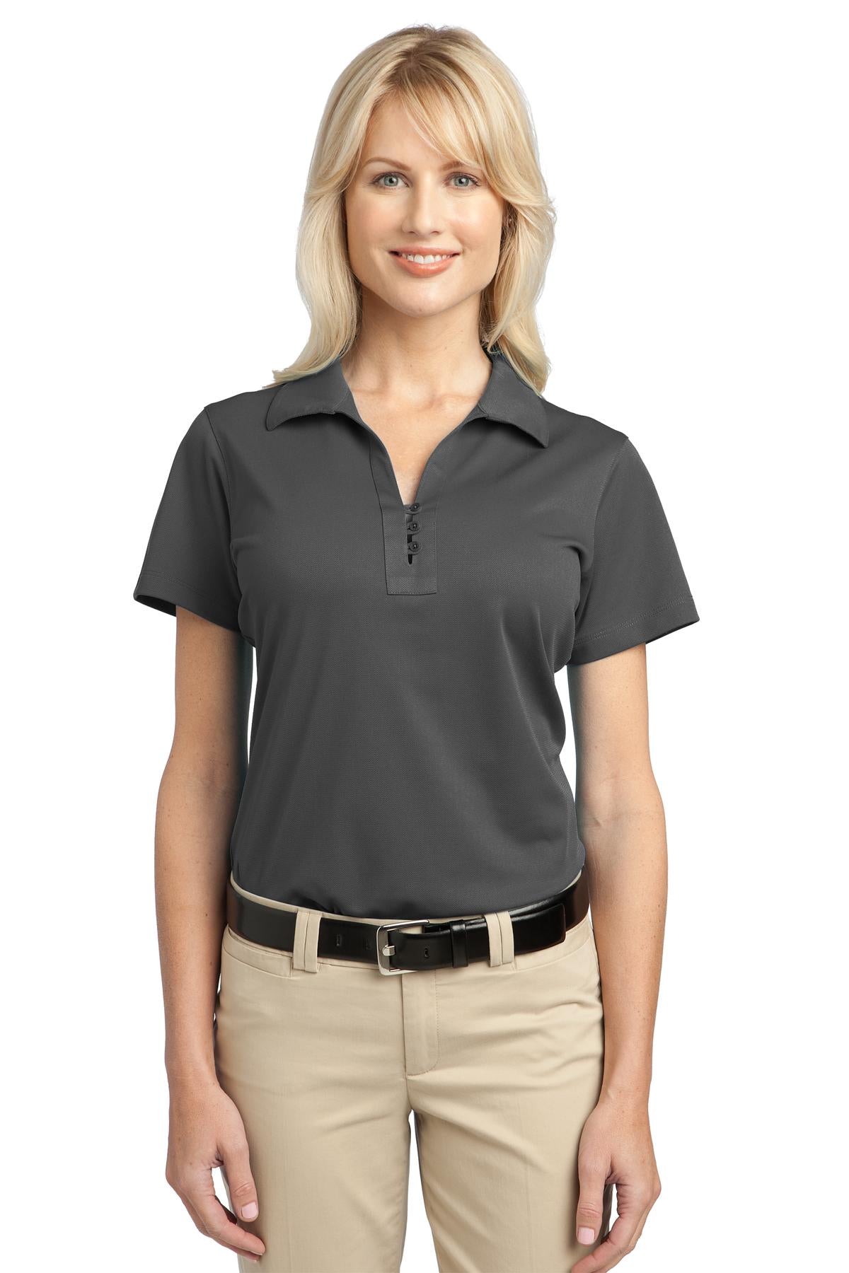 This polo is a working person's dream: versatile moisture-wi - Grey Smoke
