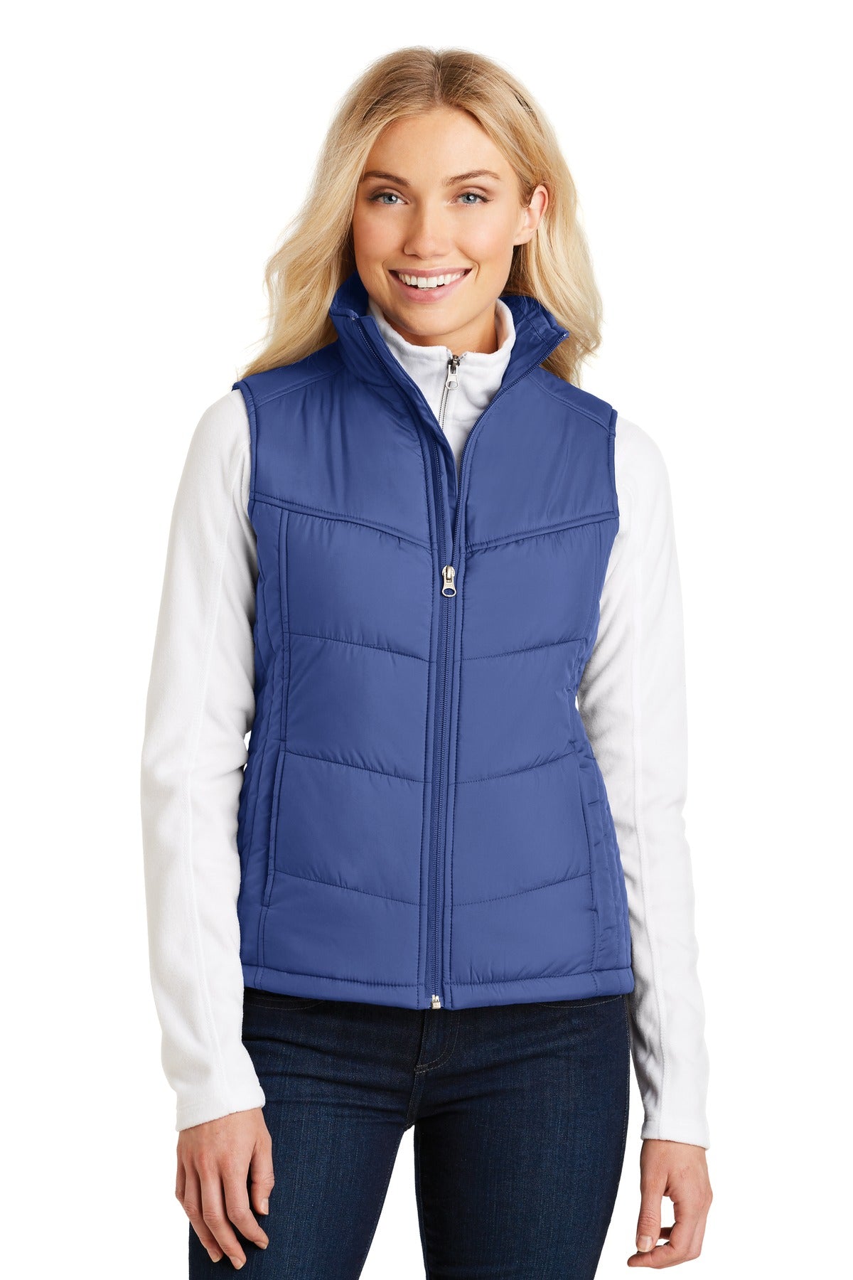 Keep the warmth centered on your core in our Puffy Vests. Th - Mediterranean Blue/ Black