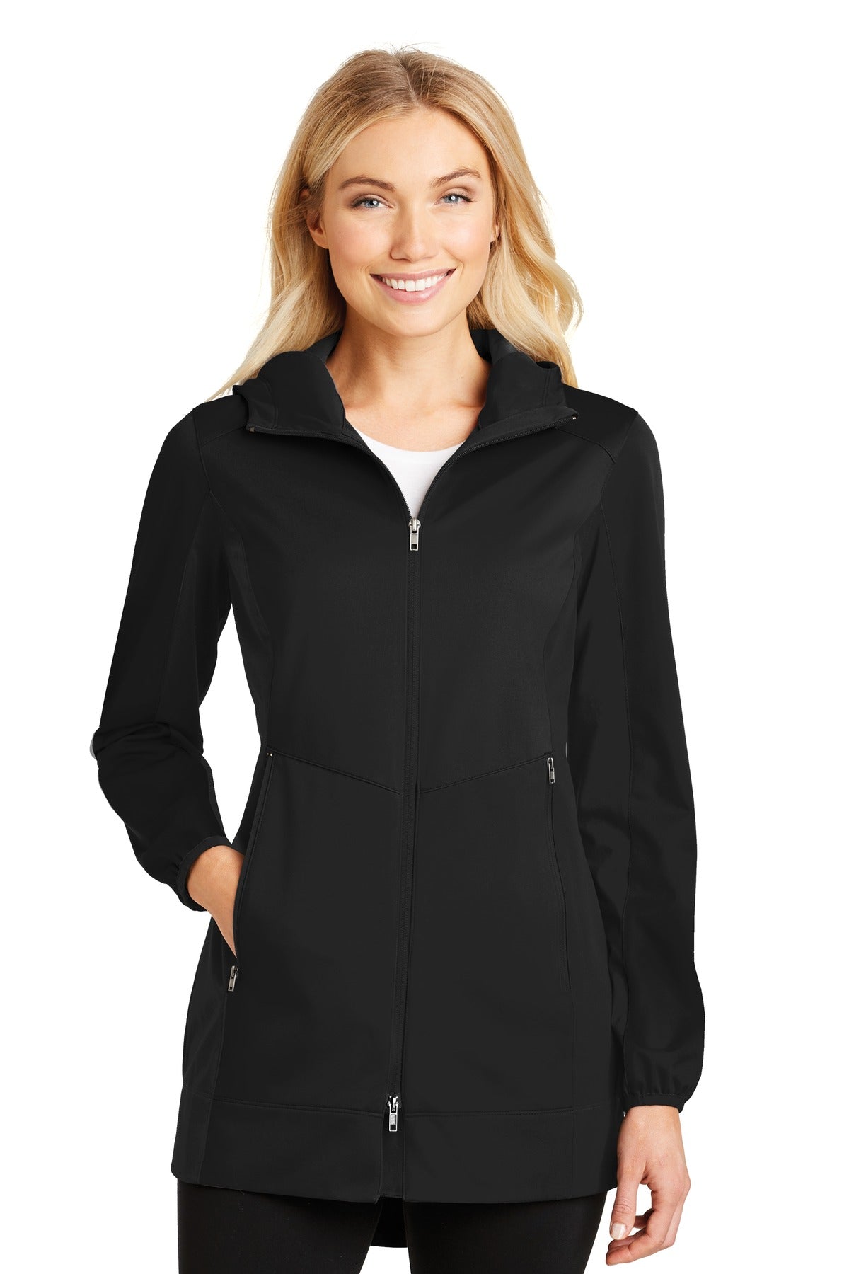 Enjoy active pursuits in this flexible wind-resistant water- - Deep Black