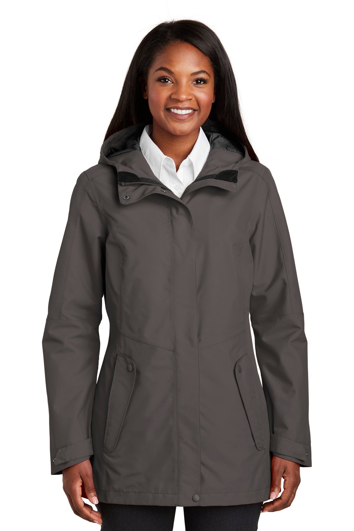 This sophisticated breathable and waterproof shell is fully  - Graphite