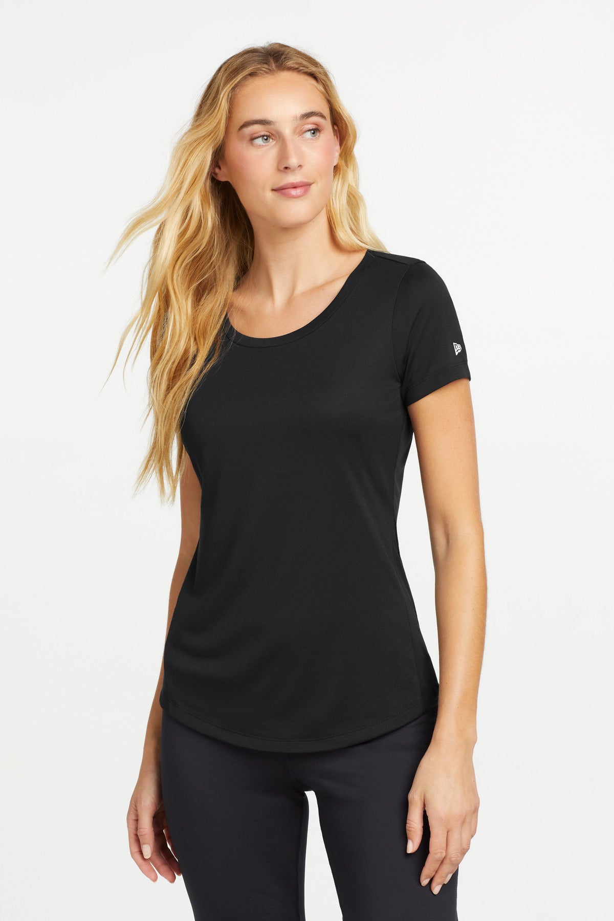 With sport-inspired good looks this tee beats moisture with  - Black Solid