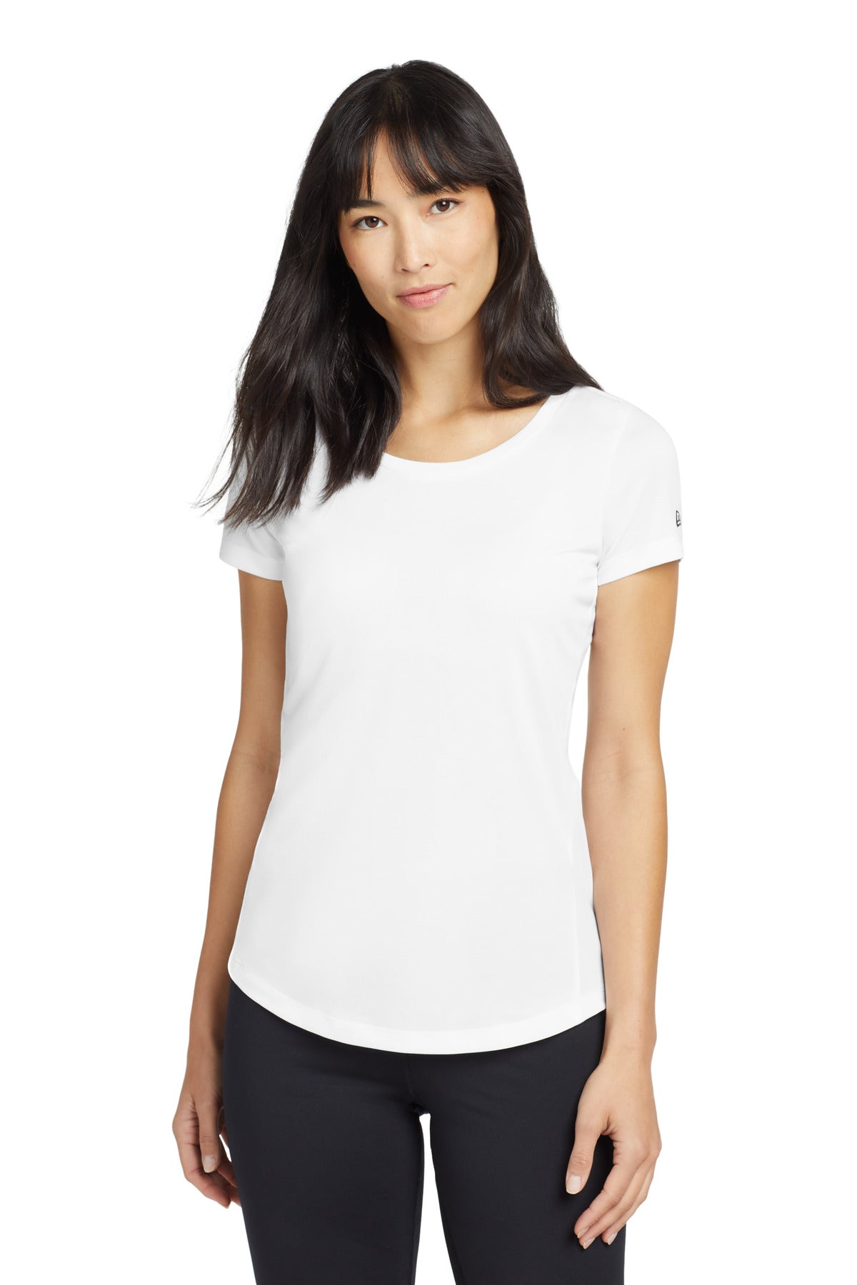 With sport-inspired good looks this tee beats moisture with  - White Solid