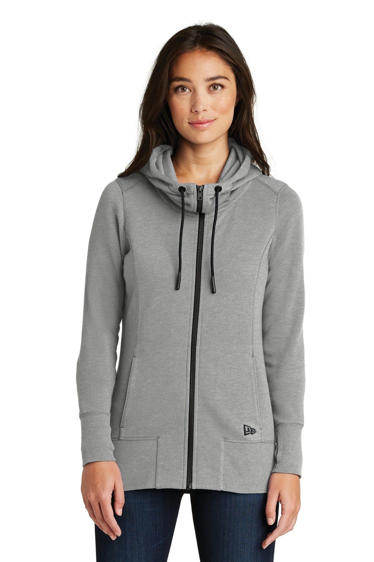 7.1-ounce 55/34/11 cotton/poly/rayon fleece Coverstitched se - Shadow Grey Heather