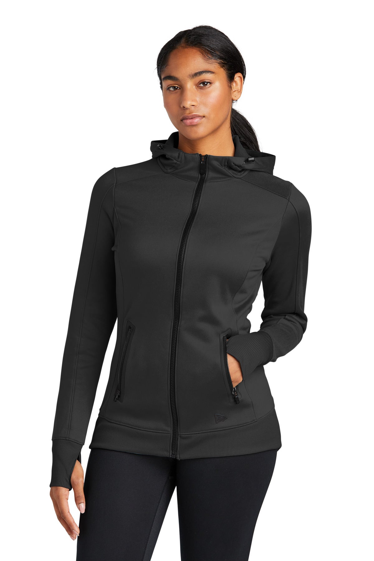 Perfect for most venues this moisture-wicking fleece combine - Black