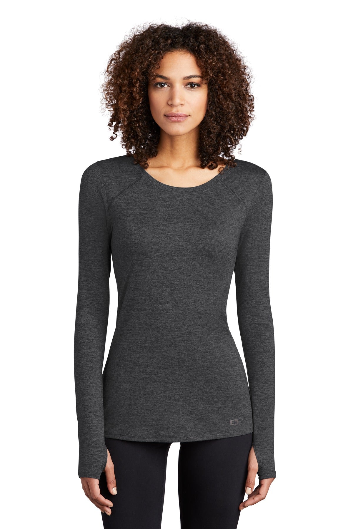 STAY-COOL WICKINGSTRETCHFLATLOCK SEAMS FOR COMFORTREFLECTIVE - Blacktop Heather